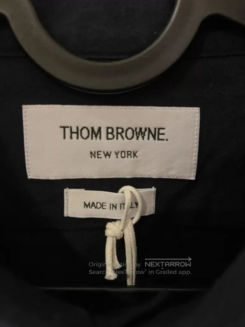 Thom Browne Thom Browne Single-Breasted Long-Sleeve Navy Shirt Size US S / EU 44-46 / 1 - 2 Thumbnail