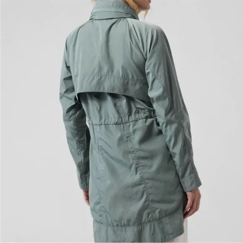Athleta Athleta Drip Drop Water Repellent Jacket with Hood Grey S Size S / US 4 / IT 40 - 2 Thumbnail