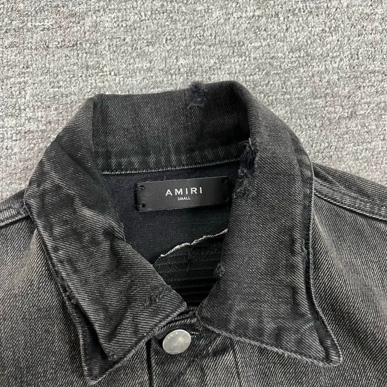 Amiri Amiri Flower Patch Denim Jacket Size S-2506 Size S / US 4 / IT 40 - 5 Thumbnail