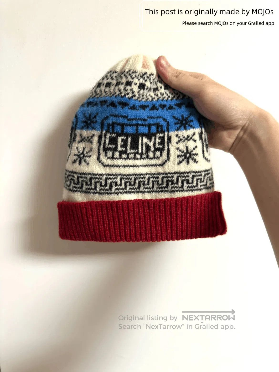 Celine Celine Ethical Style Knitwear Hat. Size ONE SIZE - 2 Thumbnail