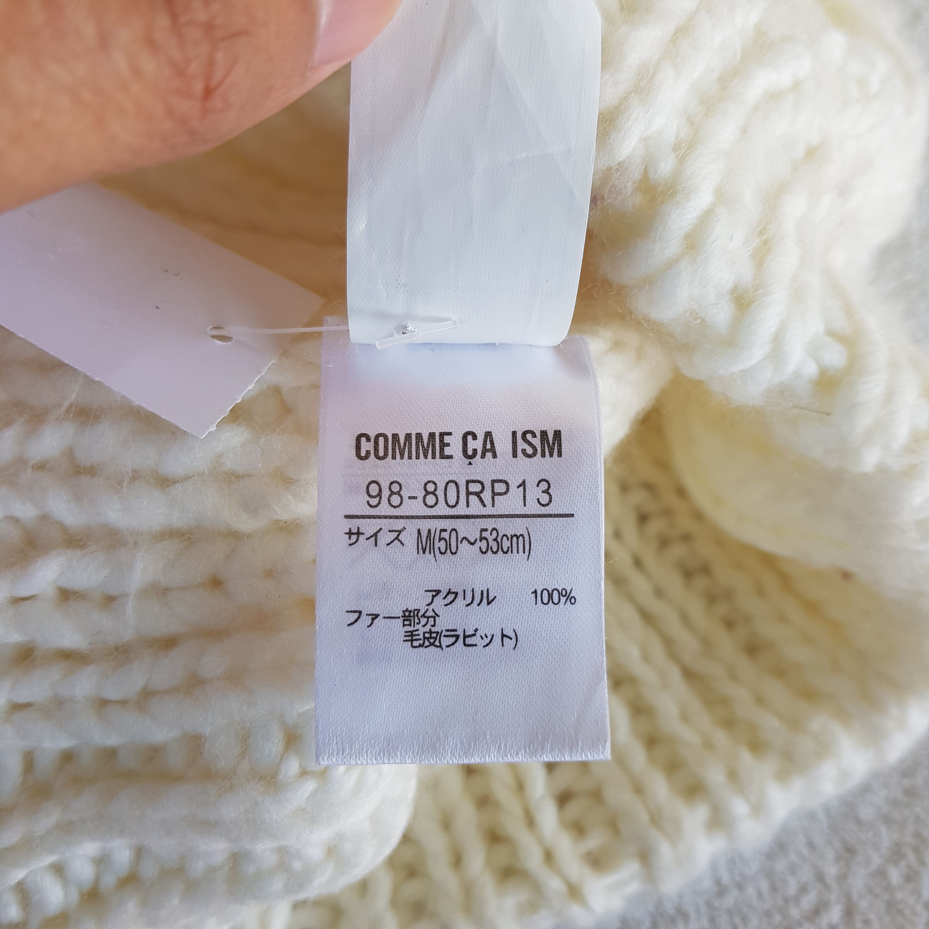 Japanese Brand Vintage Japanese Crochet Beanie Ribbed Isle Knit Snow Caps. Size ONE SIZE - 7 Thumbnail
