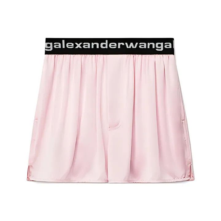 Alexander Wang Alexander Wang Logo Waistband Sports Shorts 0079 Size 28" / US 6 / IT 42 - 1 Thumbnail