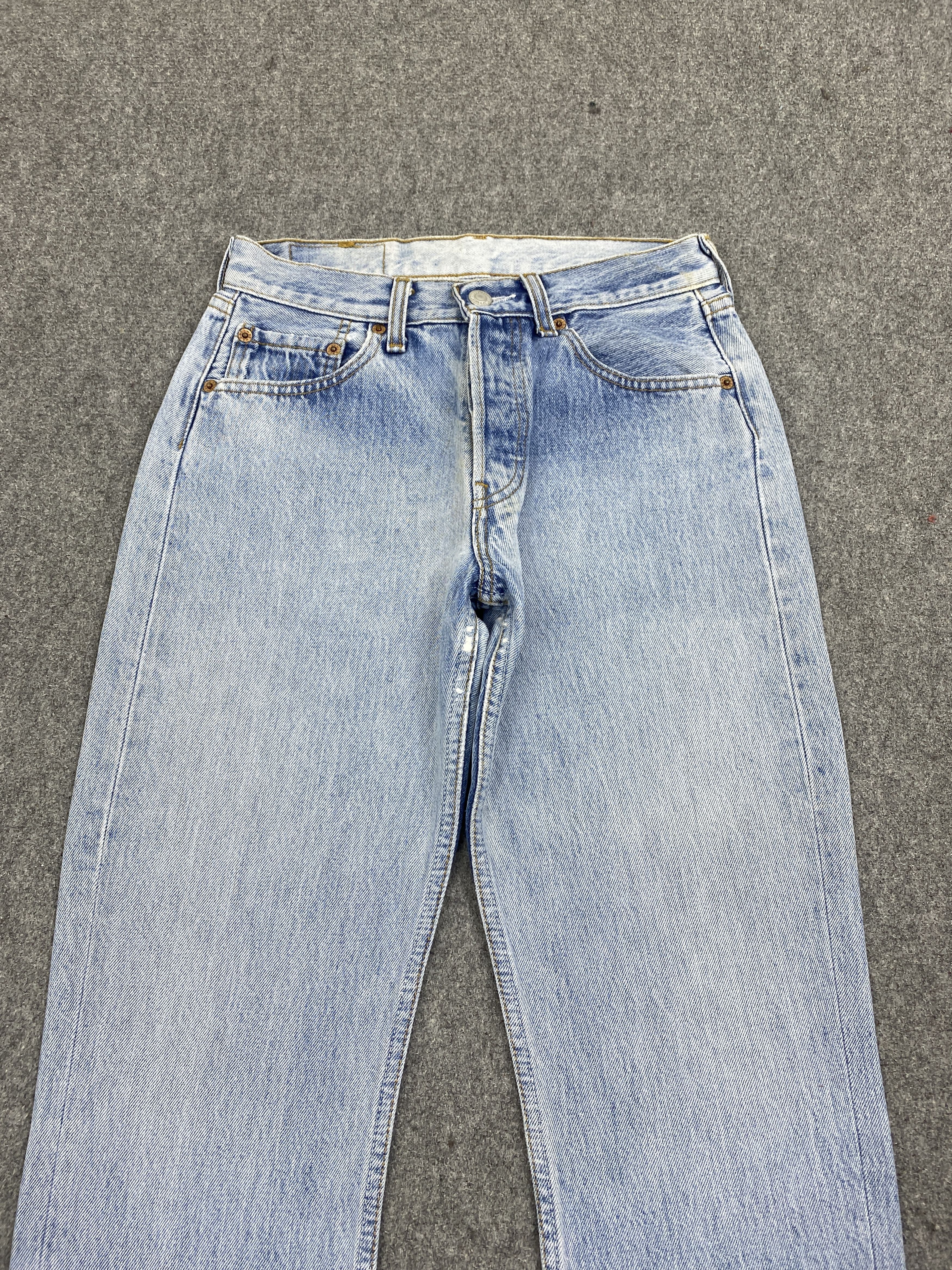 Levi's Faded Blue Vintage Levis 501 Jeans DP2761 Size US 27 - 2 Thumbnail