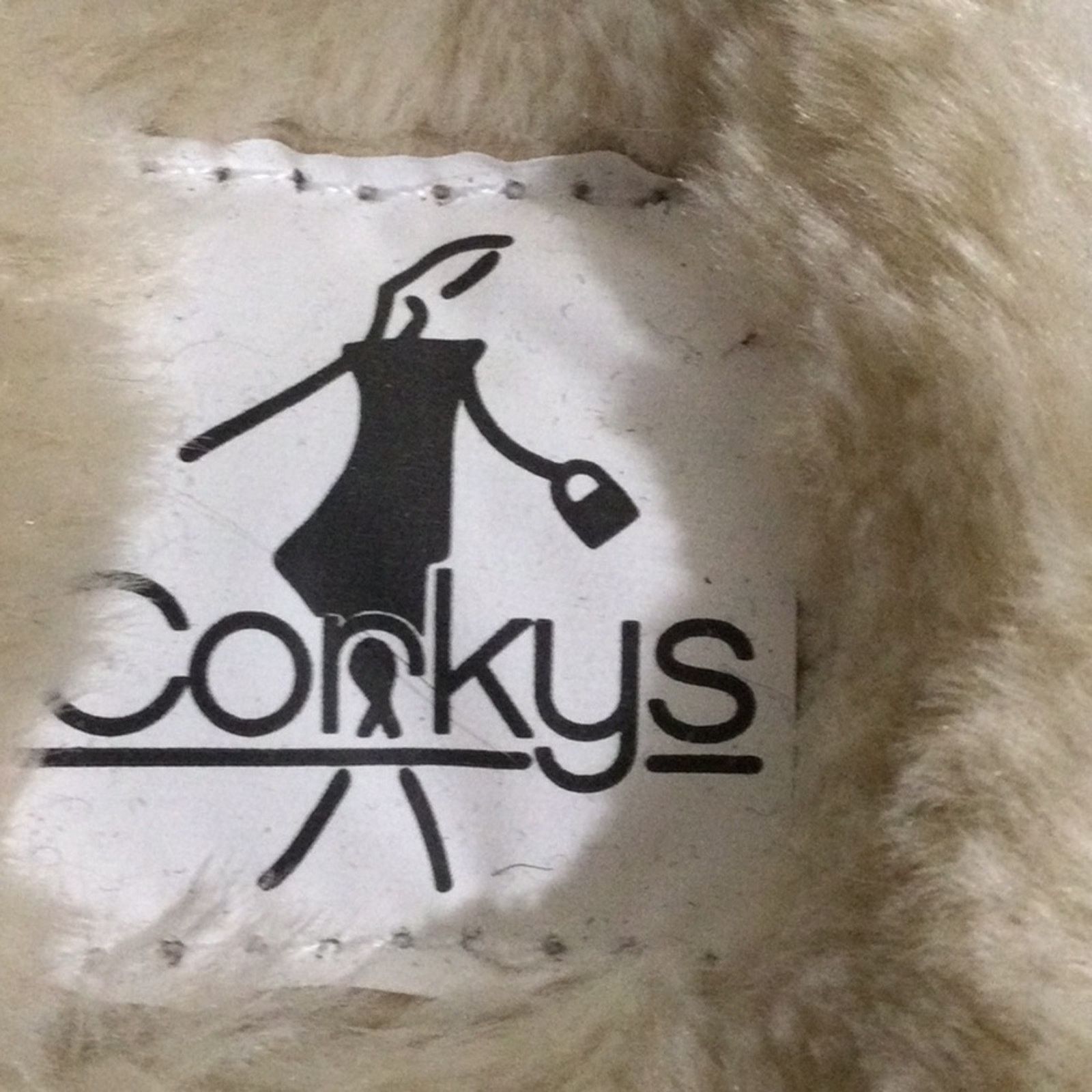 Other Corkys Laid Back Plaid Fur Lined Slip On Sandles 10 NWOT Size US 10 / IT 40 - 3 Thumbnail