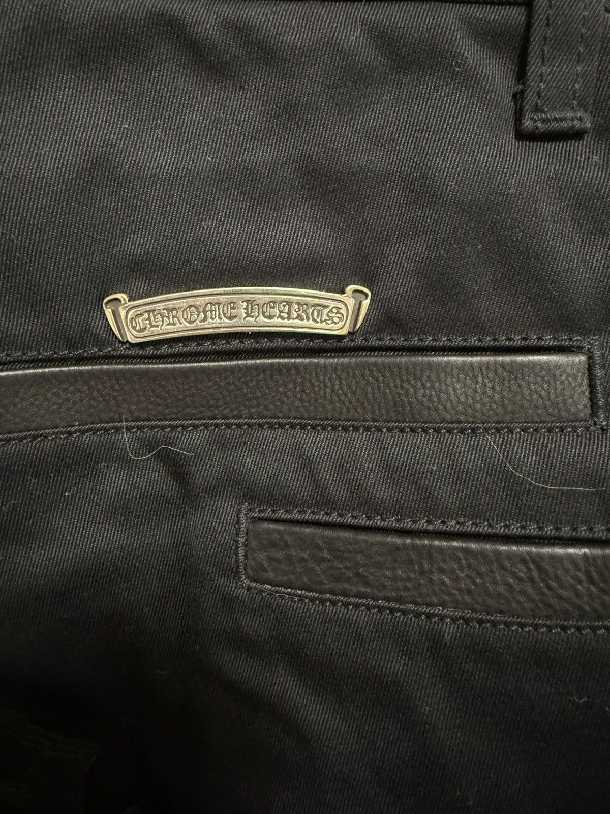 Chrome Hearts Chrome hearts chino black and camouflage patches Size US 31 - 14 Thumbnail