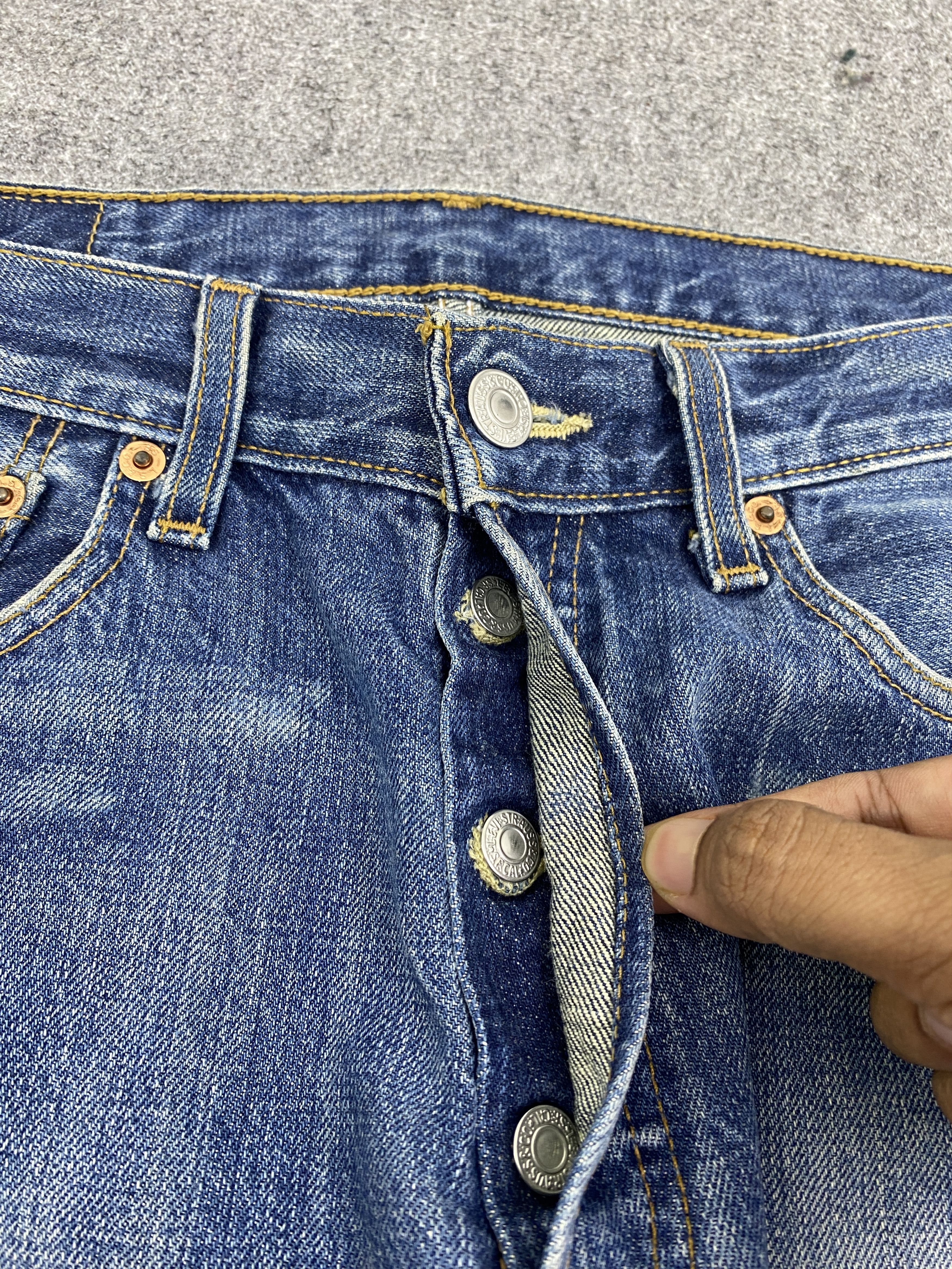 Levi's Vintage Levi's 501 Rose Custom Design Jeans DP2765 Size US 30 / EU 46 - 11 Thumbnail
