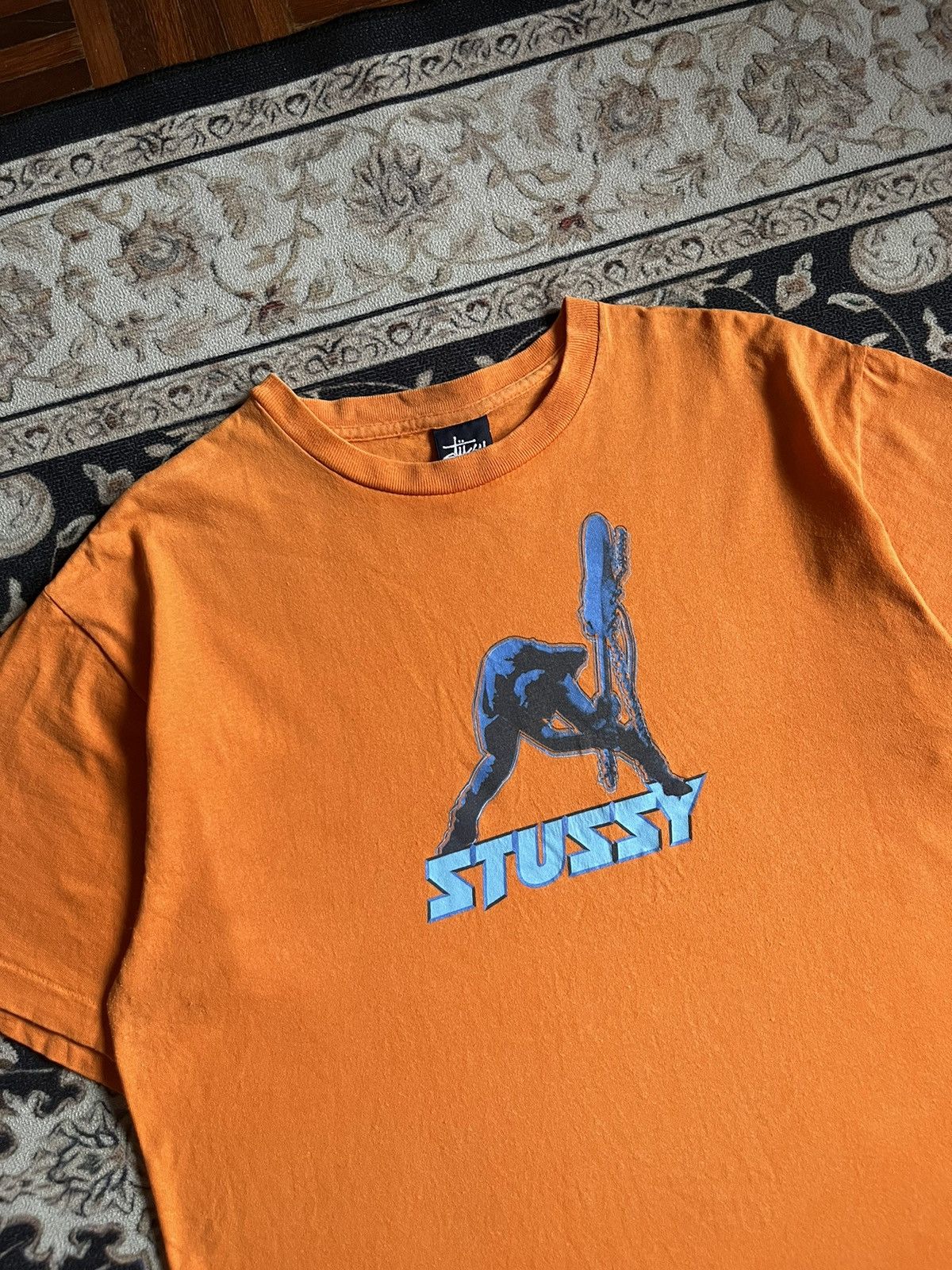 Stussy × Vintage Vintage 90s Stussy x Paul Simonon The Clash Tee Size US L / EU 52-54 / 3 - 2 Thumbnail