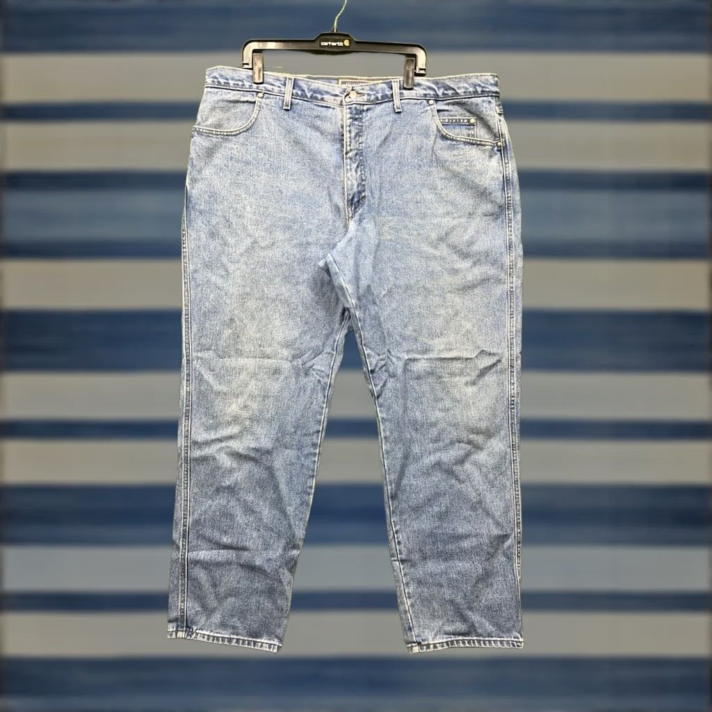 Harley Davidson Harley-Davidson Jeans Mens 44x32 Straight Leg Denim MotorClothes Biker Pants Denim Jeans Blue 5-Pocket Regular Mens Size US 44 / EU 60 - 1 Thumbnail