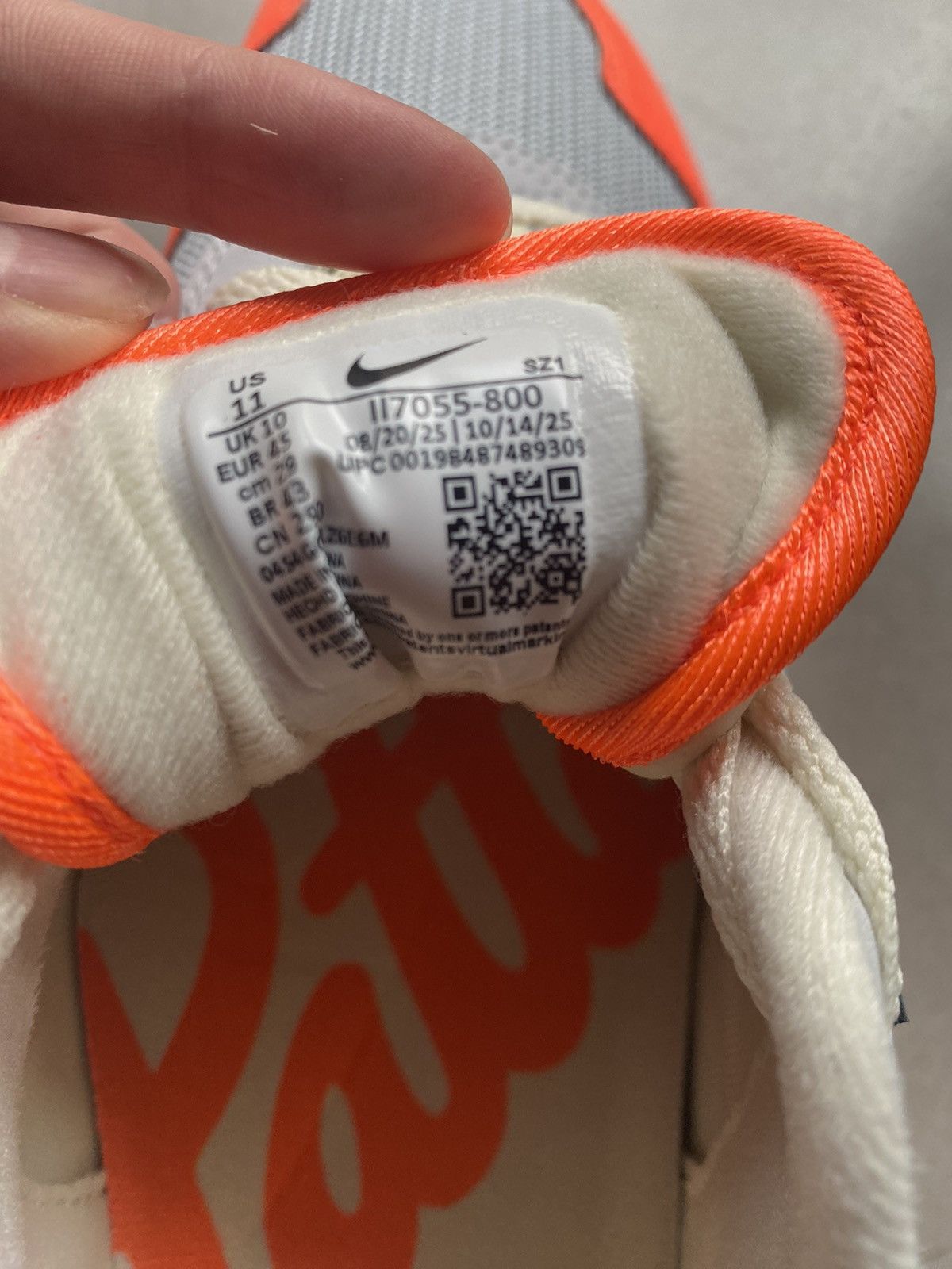 Nike × Patta Nike airmax 1 Patta Waves Hyper Crimson Pure Platinum Size US 11 / EU 44 - 6 Thumbnail