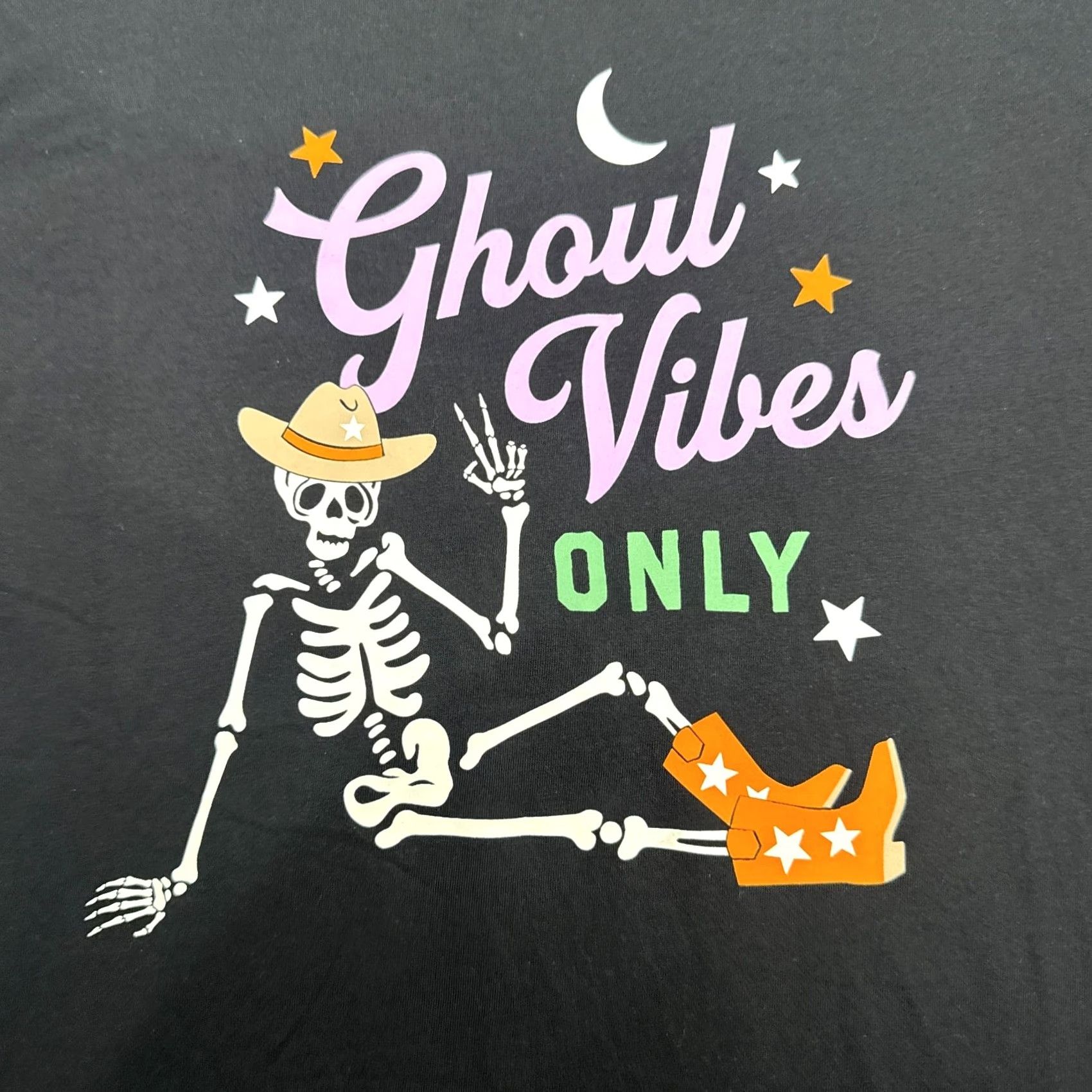 Old Navy VINTAGE Old Navy Ghoul Vibes Only Core Halloween Graphic T-Shirt Men Large Black Tee NWT Size US L / EU 52-54 / 3 - 3 Thumbnail
