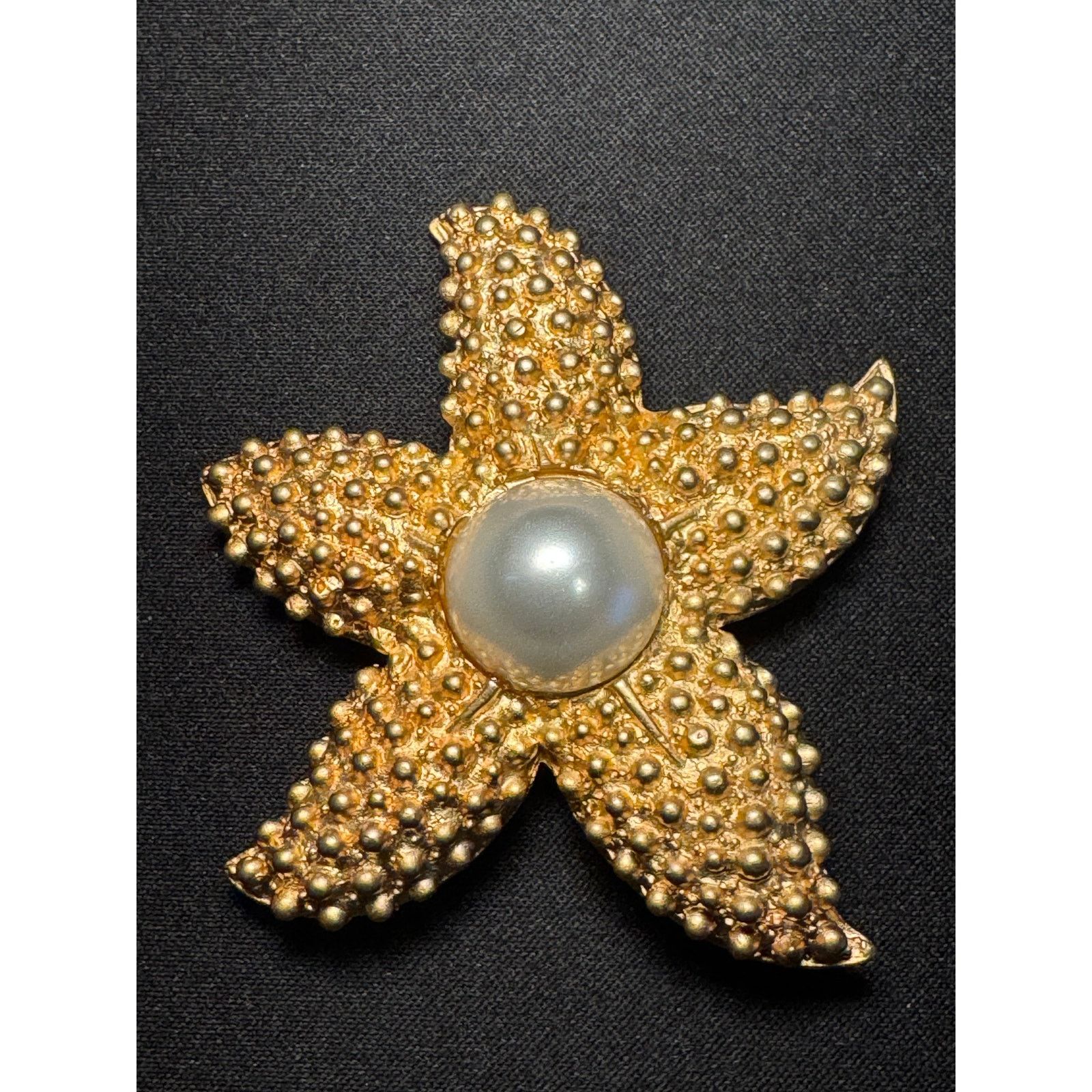 Other Vintage Kenneth Lane Large Starfish Brooch Faux Pearl Size ONE SIZE - 2 Thumbnail