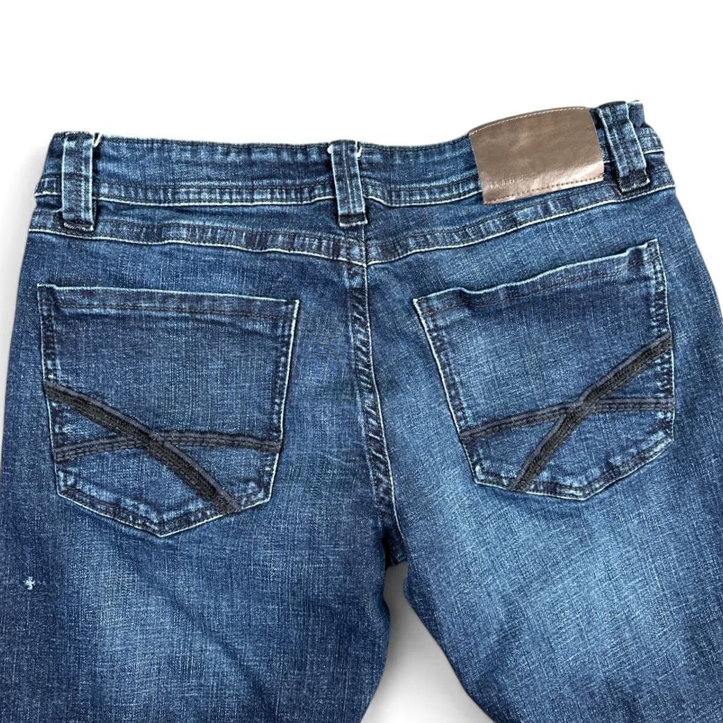 Vintage TK Axel Jeans Slim Bootcut Blue Mens 34x28 Dark Wash Stretch 5-Pocket Denim Logo Tag Vintage: No Size US 34 / EU 50 - 5 Thumbnail