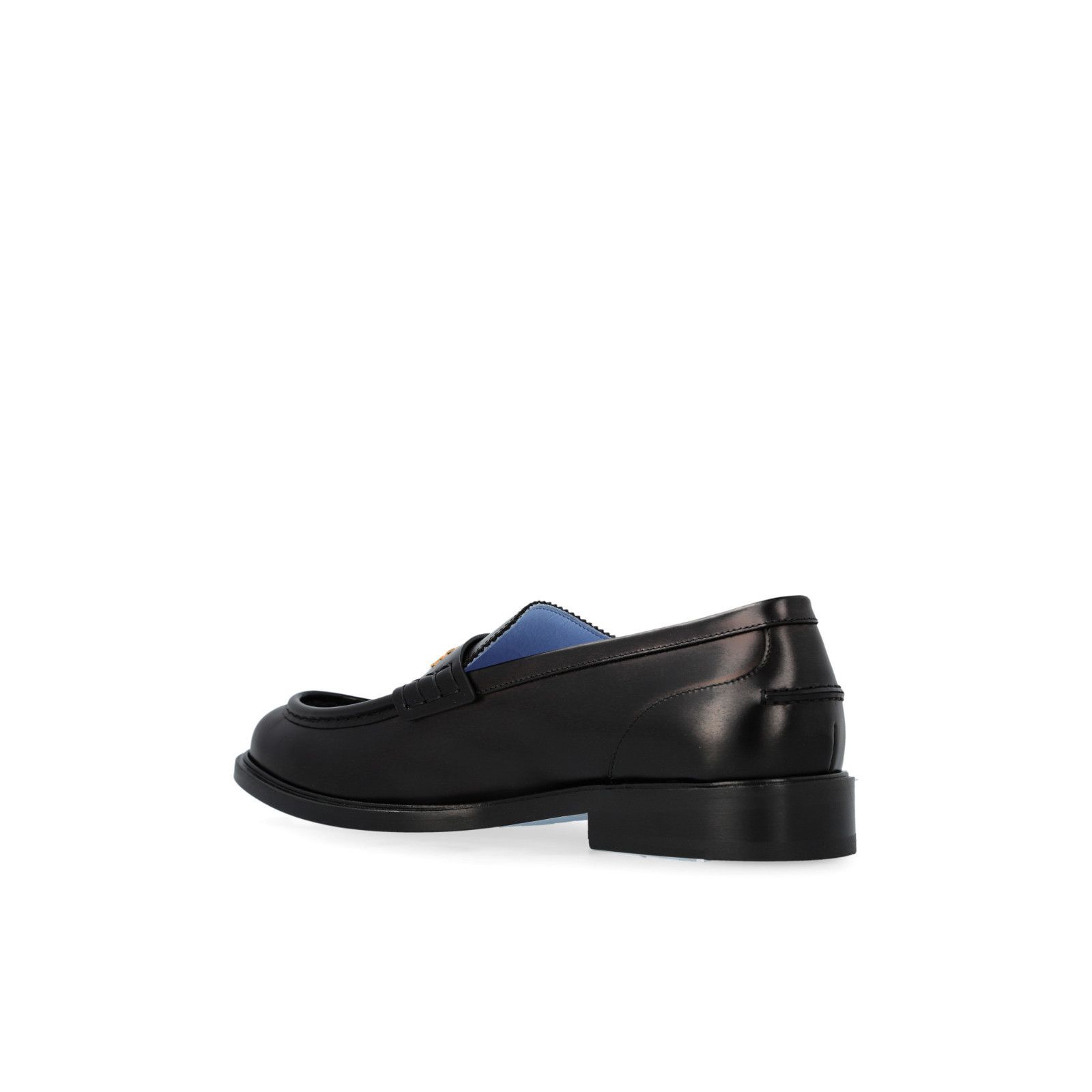 Versace VERSACE Black Leather Shoes Type Loafers New And Authentic ( Size US 12 / EU 45 - 3 Thumbnail