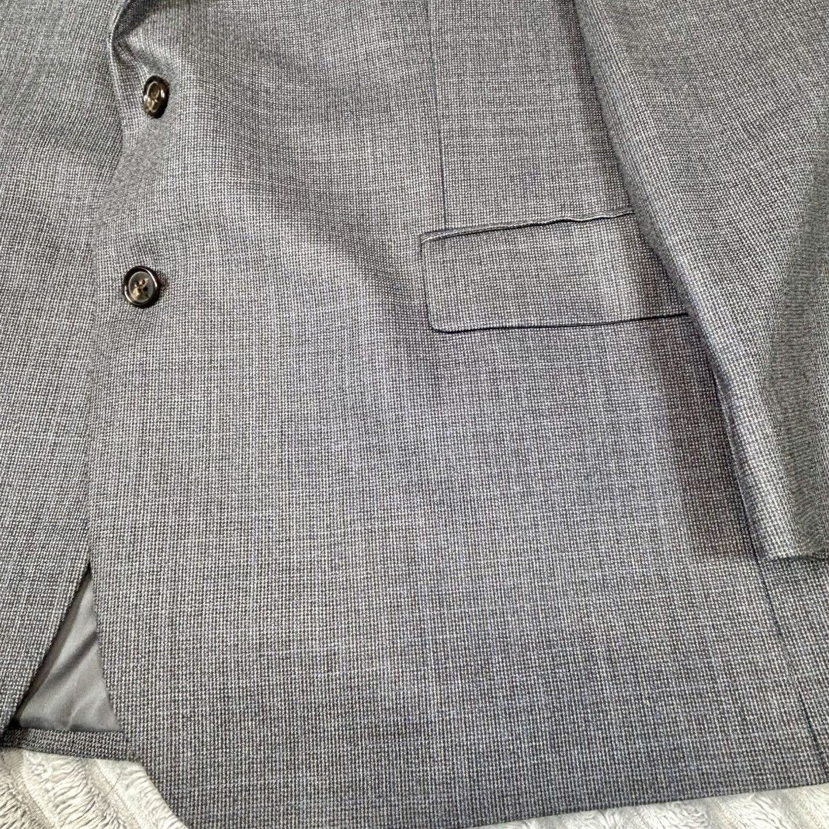 Ralph Lauren Ralph Lauren Sport Coat Men 48 R gray Houndstooth Silk Wool Size 48R - 5 Thumbnail