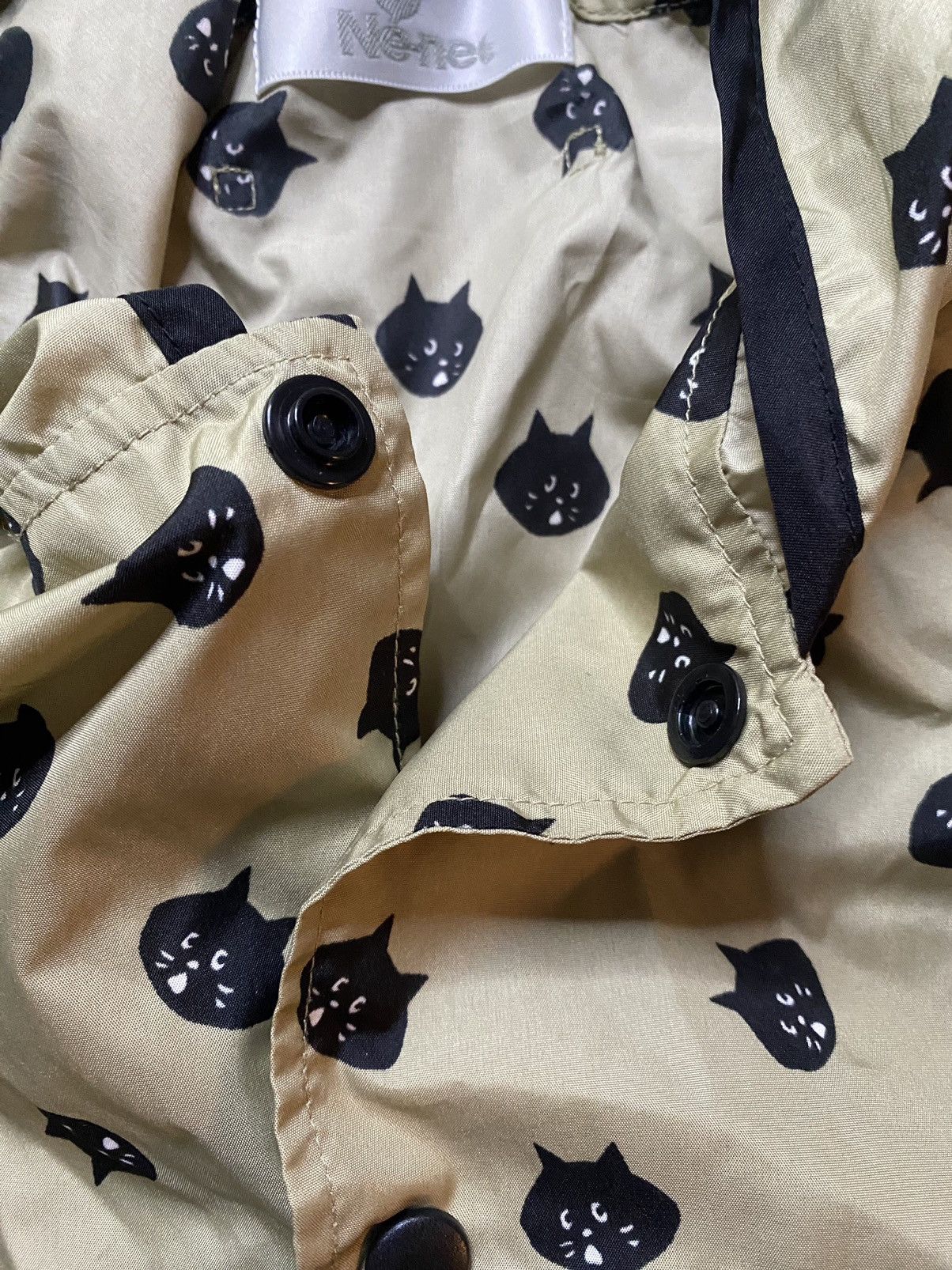 Issey Miyake × Ne-Net Ne-Net Cat Print Rain Coat Windbreaker Size US M / EU 48-50 / 2 - 6 Thumbnail