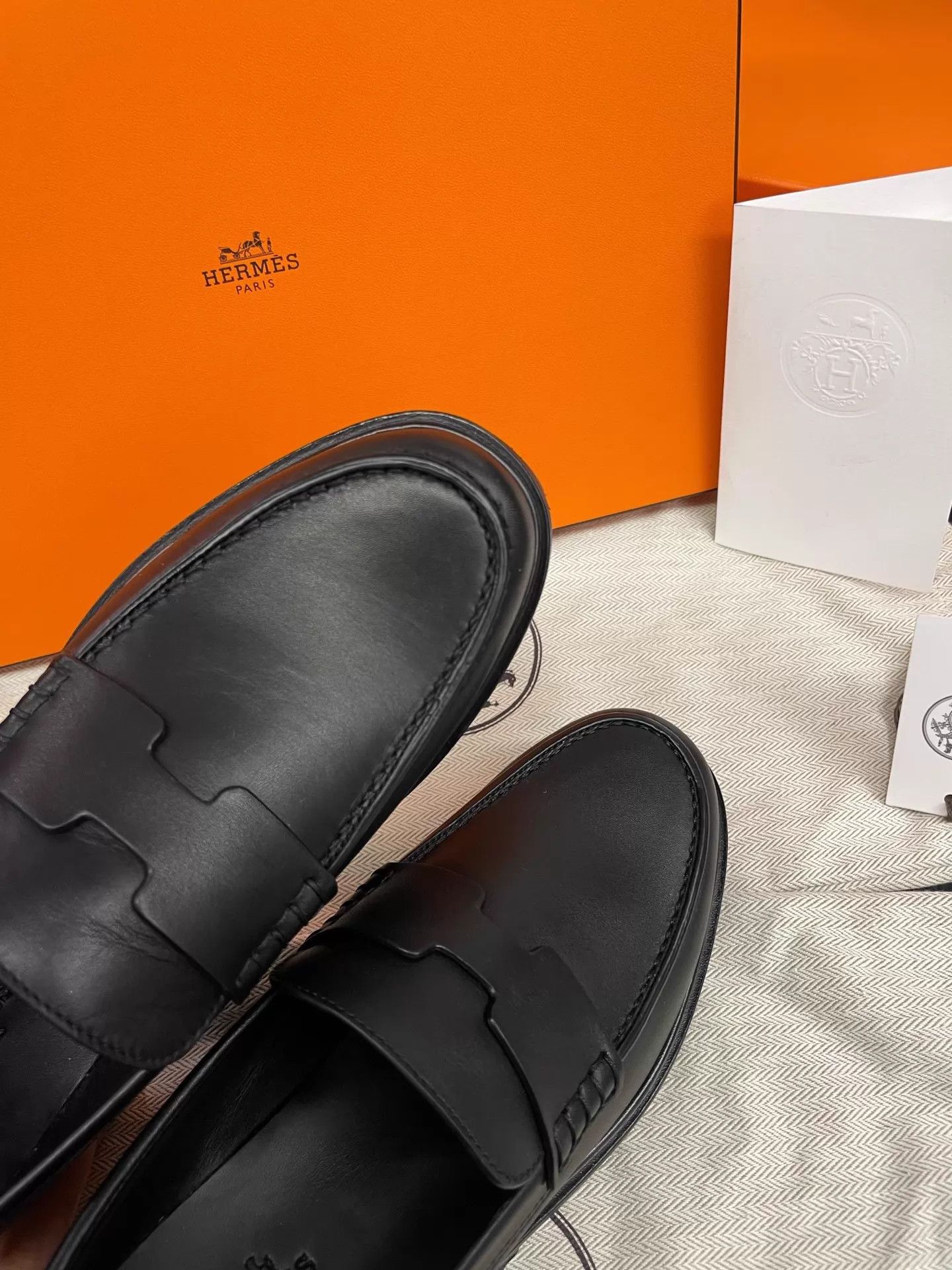 Hermes Hermès Full Lambskin Platform Loafer 35 Comfy Size US 4.5 / IT 34.5 - 5 Thumbnail