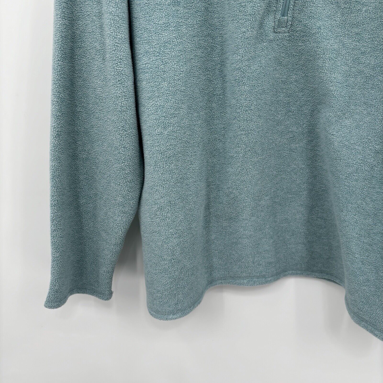 Eddie Bauer Eddie Bauer Womens XXL Sea Blue Fleece 1/4 Zip Pullover Swea Size XXL / US 16-18 / IT 52-54 - 3 Thumbnail