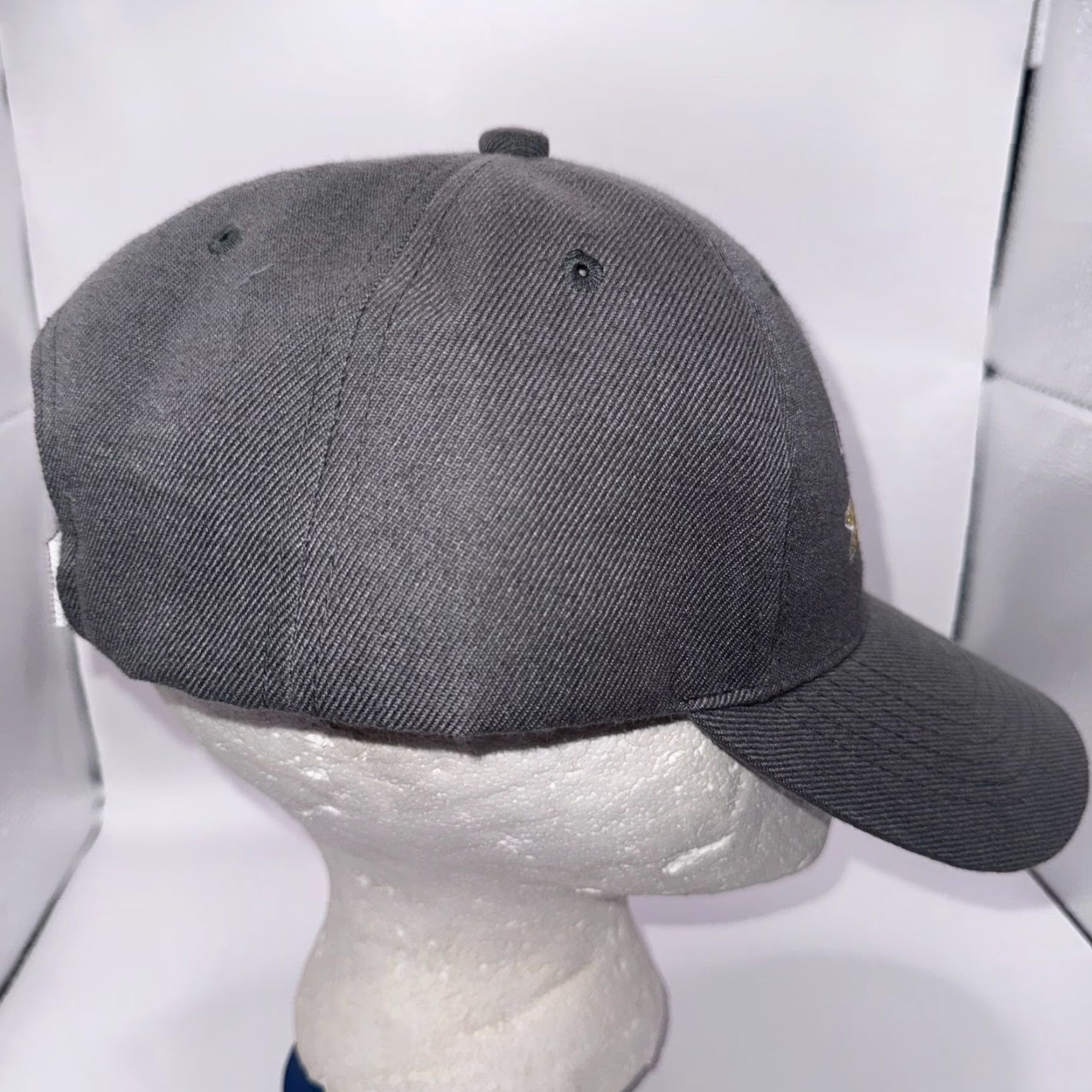 Vintage MELON WEAR Bakersfield Condors Town Hockey Team Hat 15 Year Anniversary Cap, Gray, One Size, Adjustable Baseball Cap, Logo, Men, Vintage No Size ONE SIZE - 3 Thumbnail