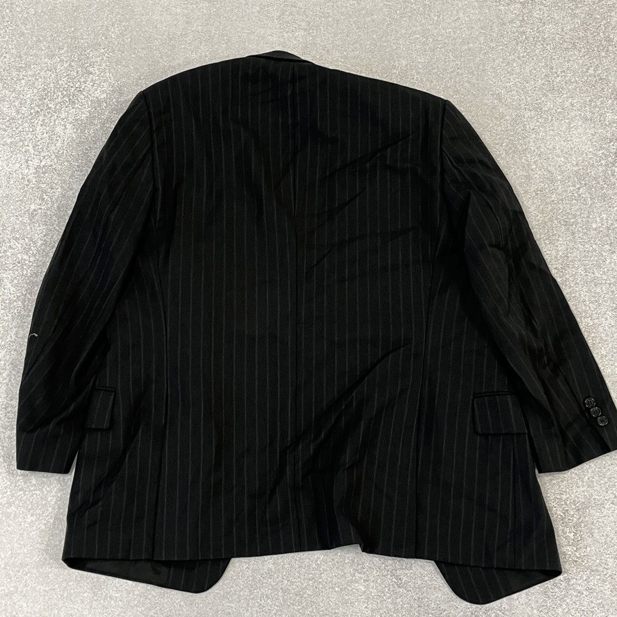 Hugo Boss Black Hugo Boss striped blazer jacket Super 100 Size 48R - 10 Thumbnail