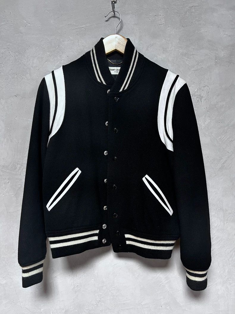 Saint Laurent Paris Saint Laurent Paris Black and white Teddy jacket 2505-Nexta Size M / US 6-8 / IT 42-44 - 1 Thumbnail