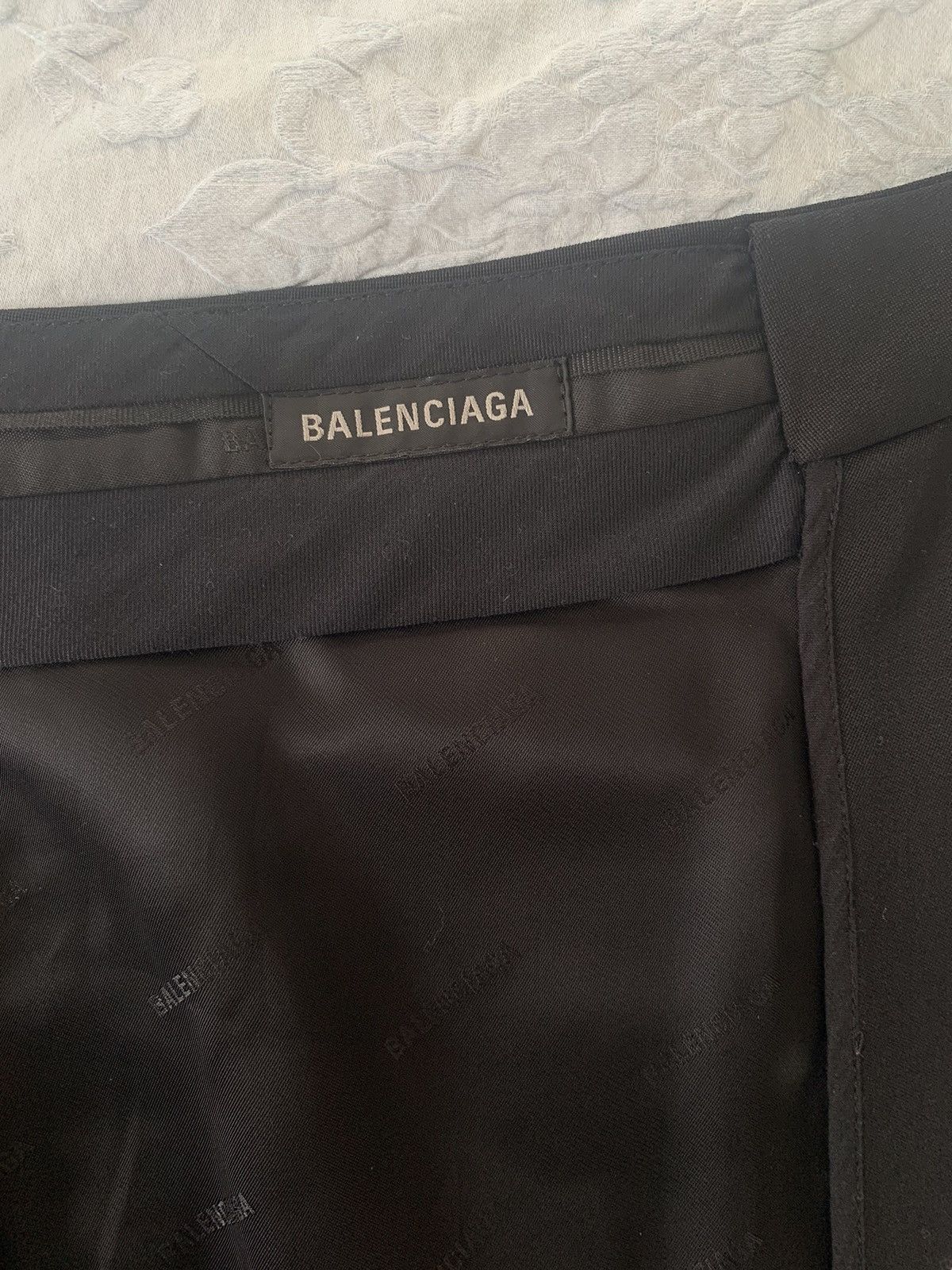 Balenciaga Balenciaga Slit Tailored Wool Midi Skirt Size 26" / US 2 / IT 38 - 15 Thumbnail