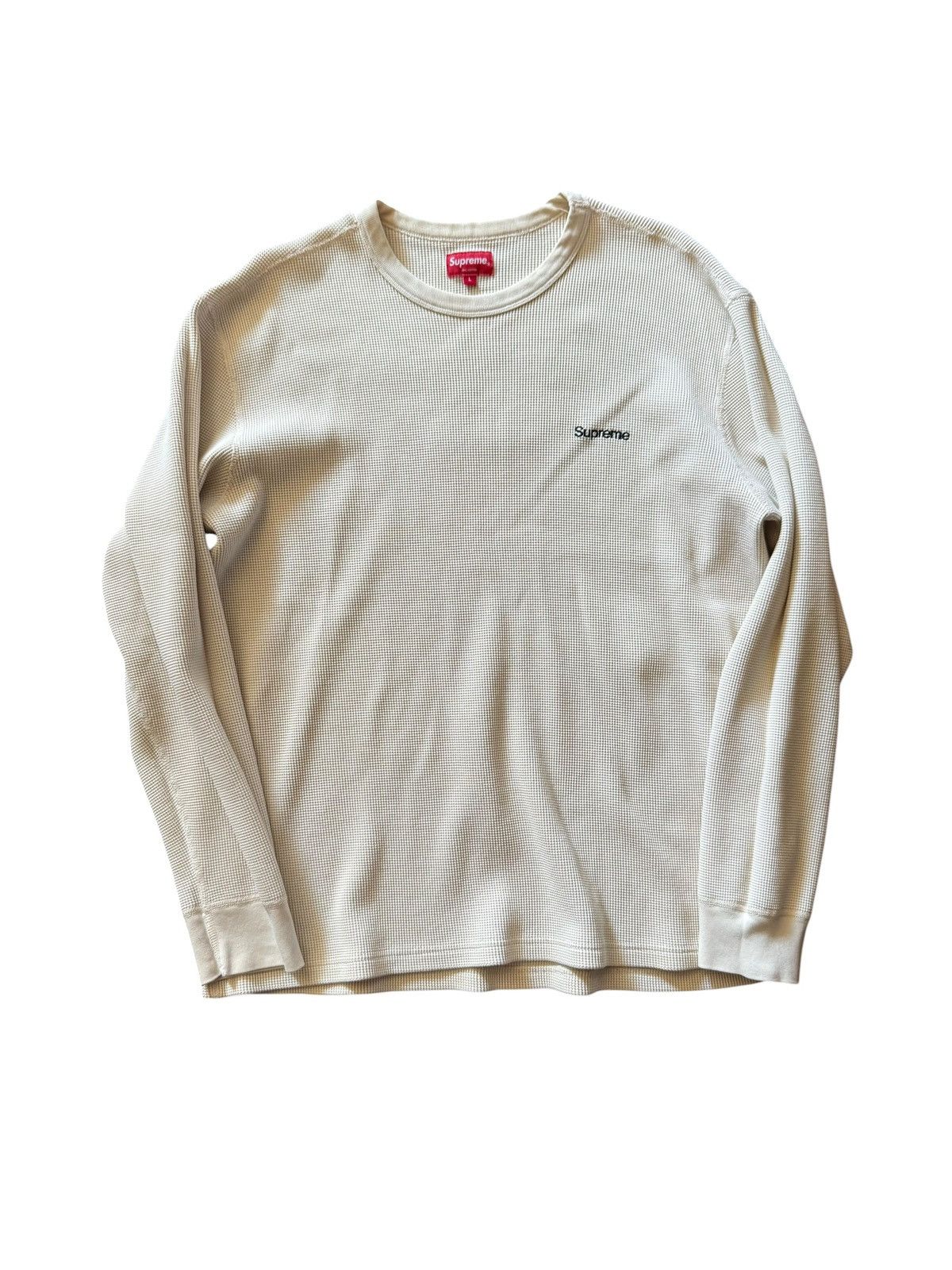 Supreme All Over Print Waffle Thermal Shirt | Grailed
