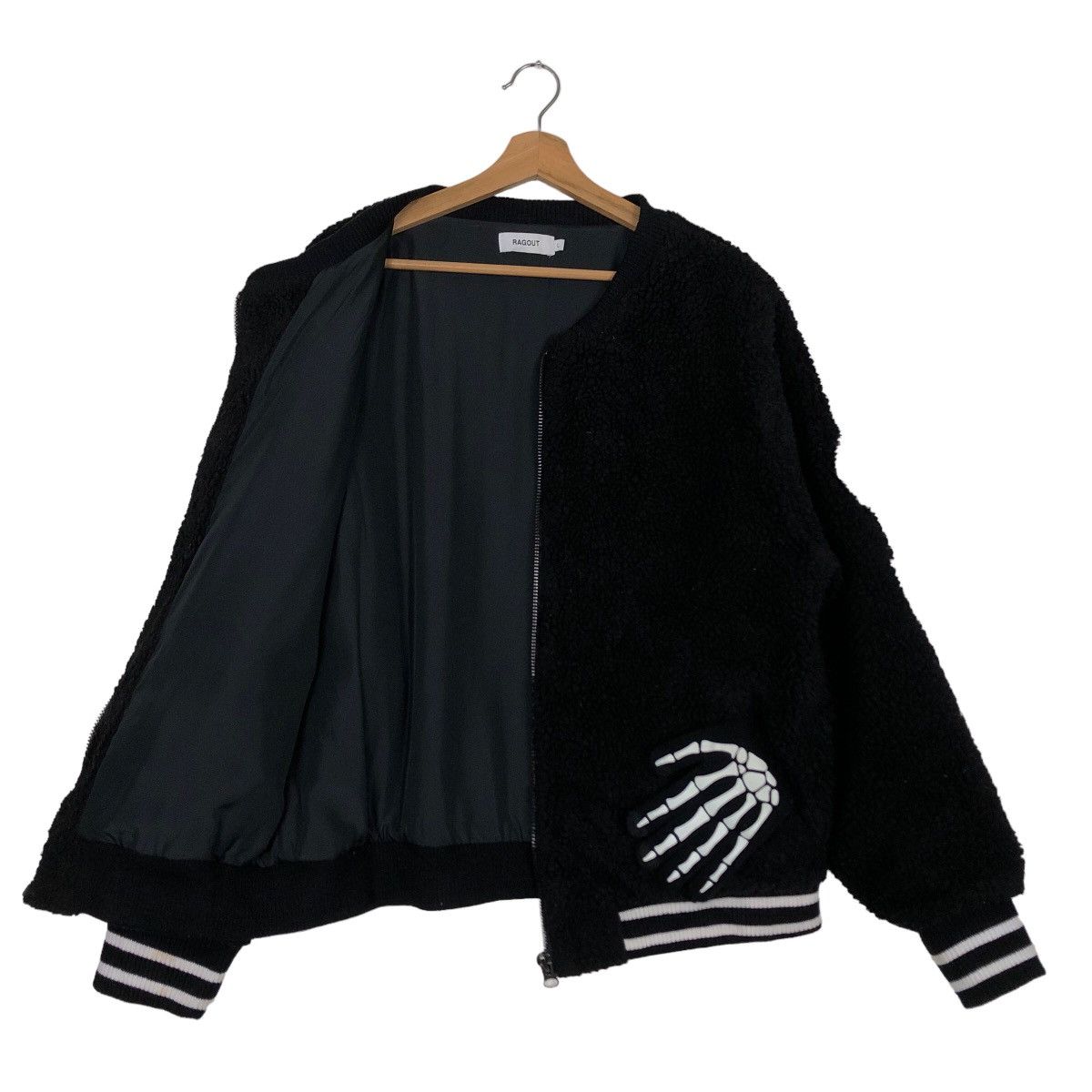 Hysteric Glamour 🔥Bomber Jacket Fleece Sherpa Ragout Spell Put Big Logo Size US L / EU 52-54 / 3 - 9 Thumbnail