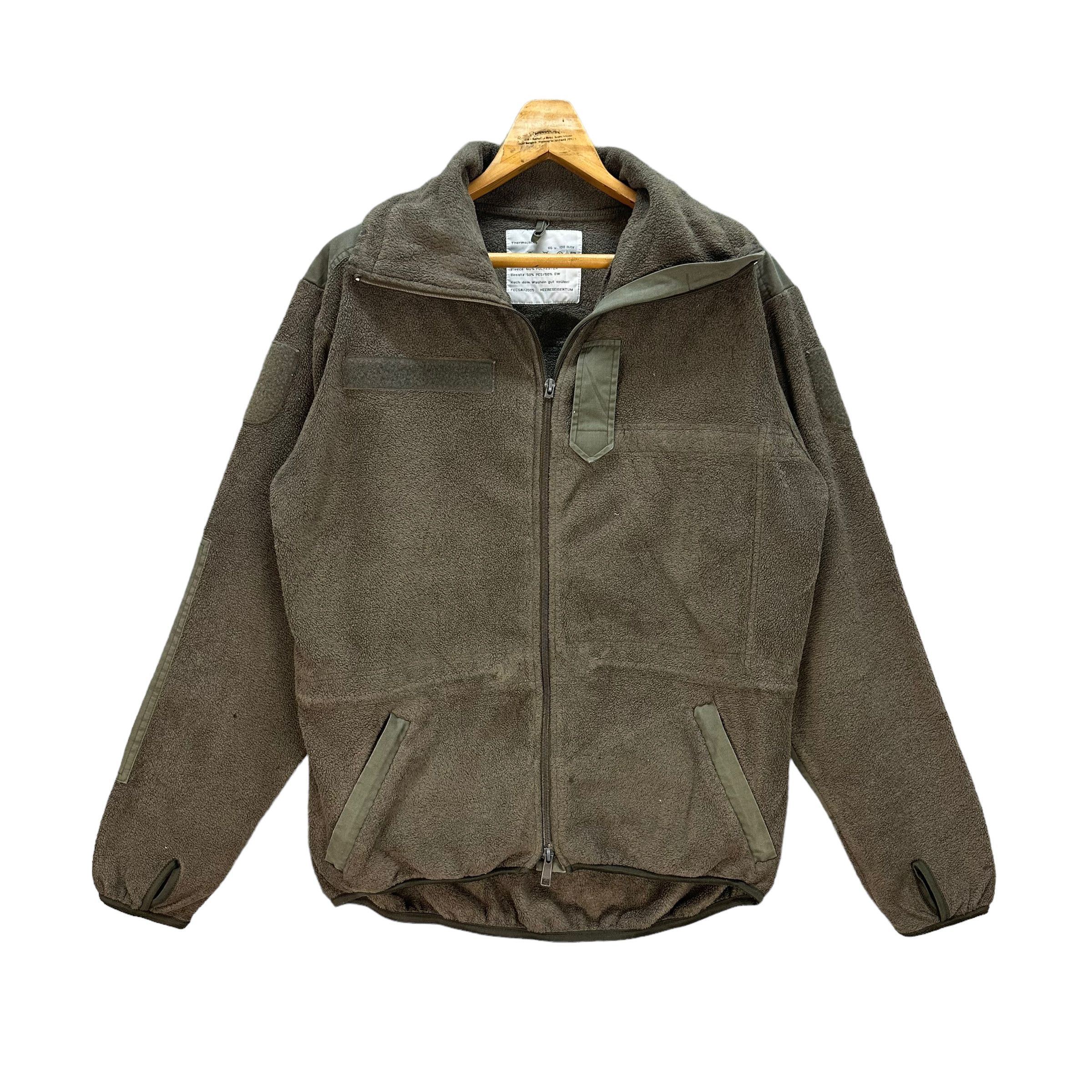 Vintage FESCA 05 HEERESEIGENTUM THERMOJACKE FLEECE JACKET #8040-198 Size US L / EU 52-54 / 3 - 1 Thumbnail