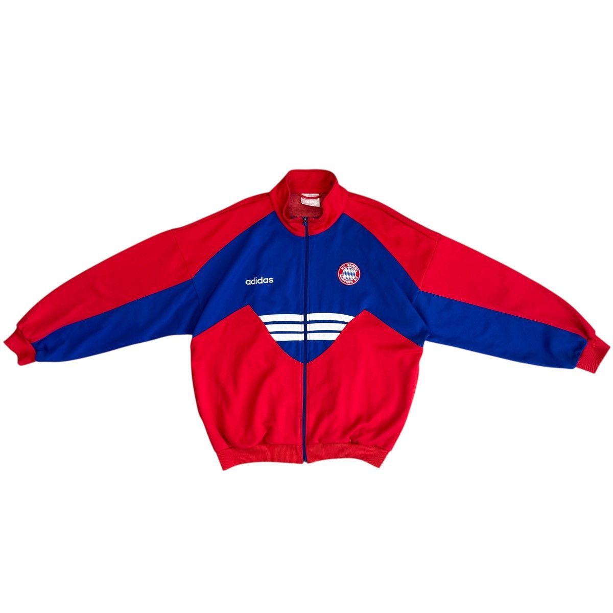 Adidas Vintage Adidas FC Bayern Munich 1993/1995 Soccer Jacket Size US L / EU 52-54 / 3 - 1 Thumbnail