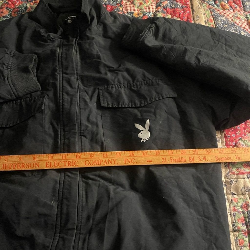 Playboy Playboy Black Jacket with Logo and back design size M/L Size US L / EU 52-54 / 3 - 4 Thumbnail
