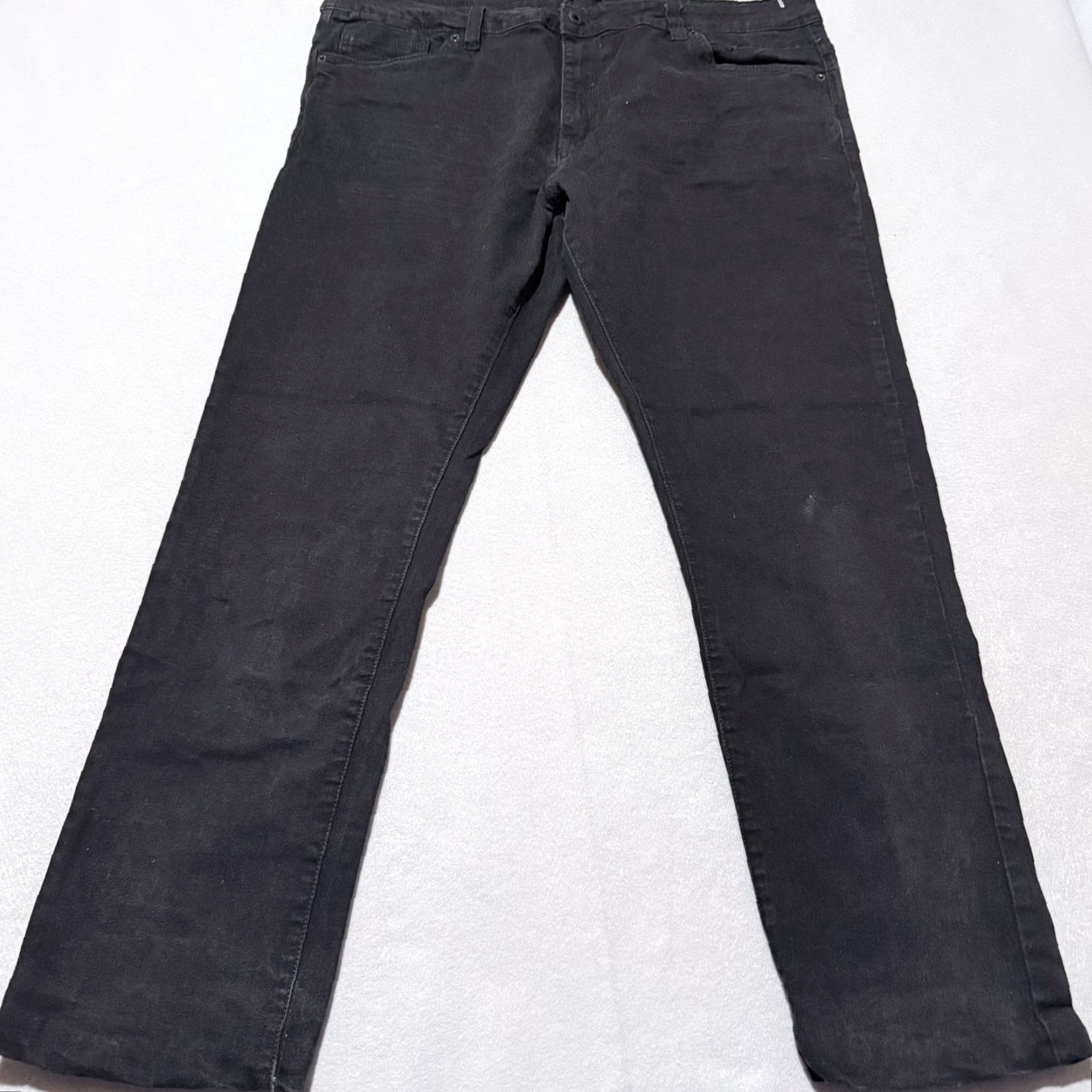 Denime VINTAGE Kenneth Cole Today Is Your Day Skinny Jeans Black Denim Slim Fit 40X32 Men Jeans Black 40 Mens Size US 40 / EU 56 - 2 Thumbnail