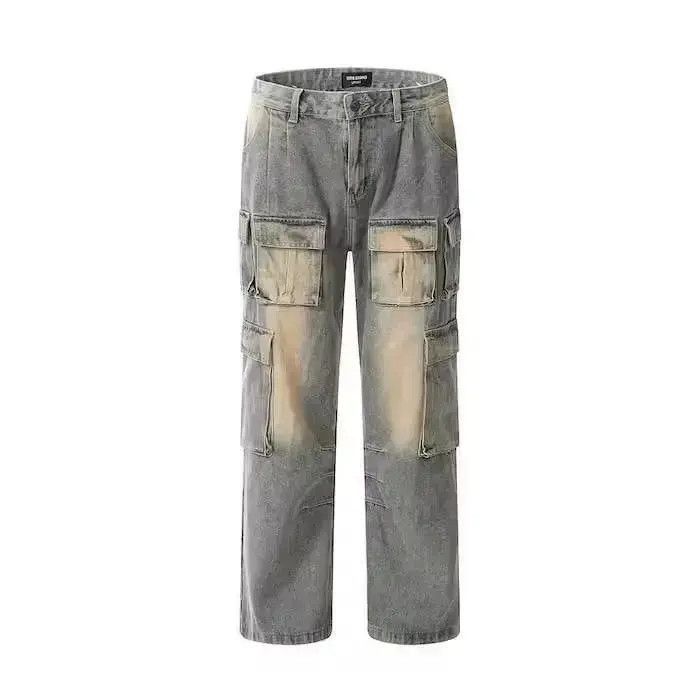 Japanese Brand y2k baggy cargo hiphop faded pants Size US 32 / EU 48 - 5 Thumbnail