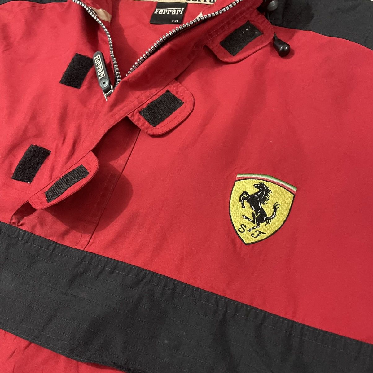 Ferrari × Formula 1 × Sports Specialties Vintage Ferarri Halfzip Racing Jacket Size US XXL / EU 58 / 5 - 6 Thumbnail