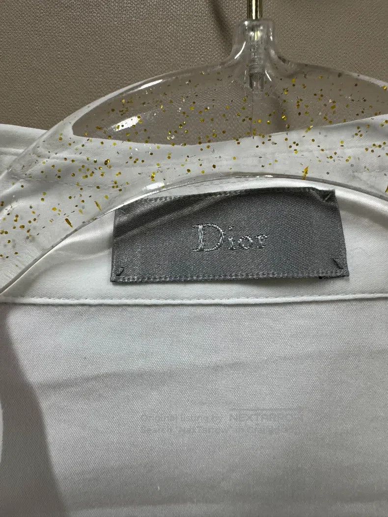 Dior Dior Size38 White shirt with bee embroidery Size US XXS / EU 40 - 3 Thumbnail