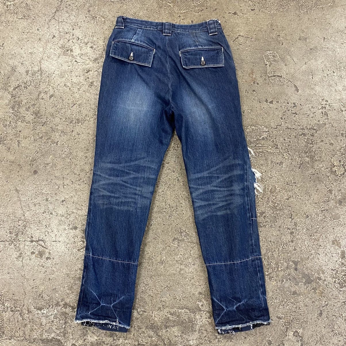 Maison MIHARA YASUHIRO Miharayasuhiro Japanese Hybrid Denim Size US 30 / EU 46 - 2 Thumbnail