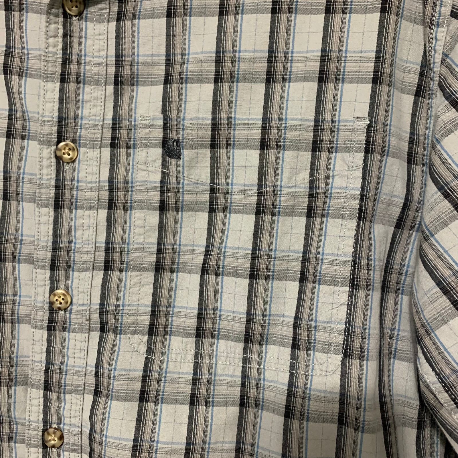 Carhartt Carhartt Plaid Gray Button Down Small Work Shirt Workwear Size US S / EU 44-46 / 1 - 8 Thumbnail