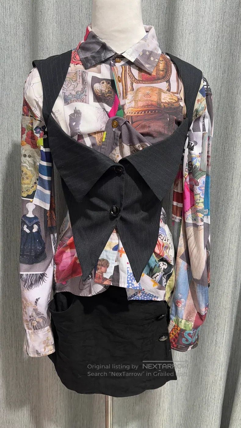 Vivienne Westwood Vivienne Westwood Printed Shirt Size L / US 10 / IT 46 - 2 Thumbnail