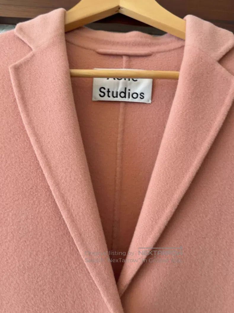 Acne Studios Acne Studios Pink Wool Coat Size 4XL / US 24-26 - 2 Thumbnail