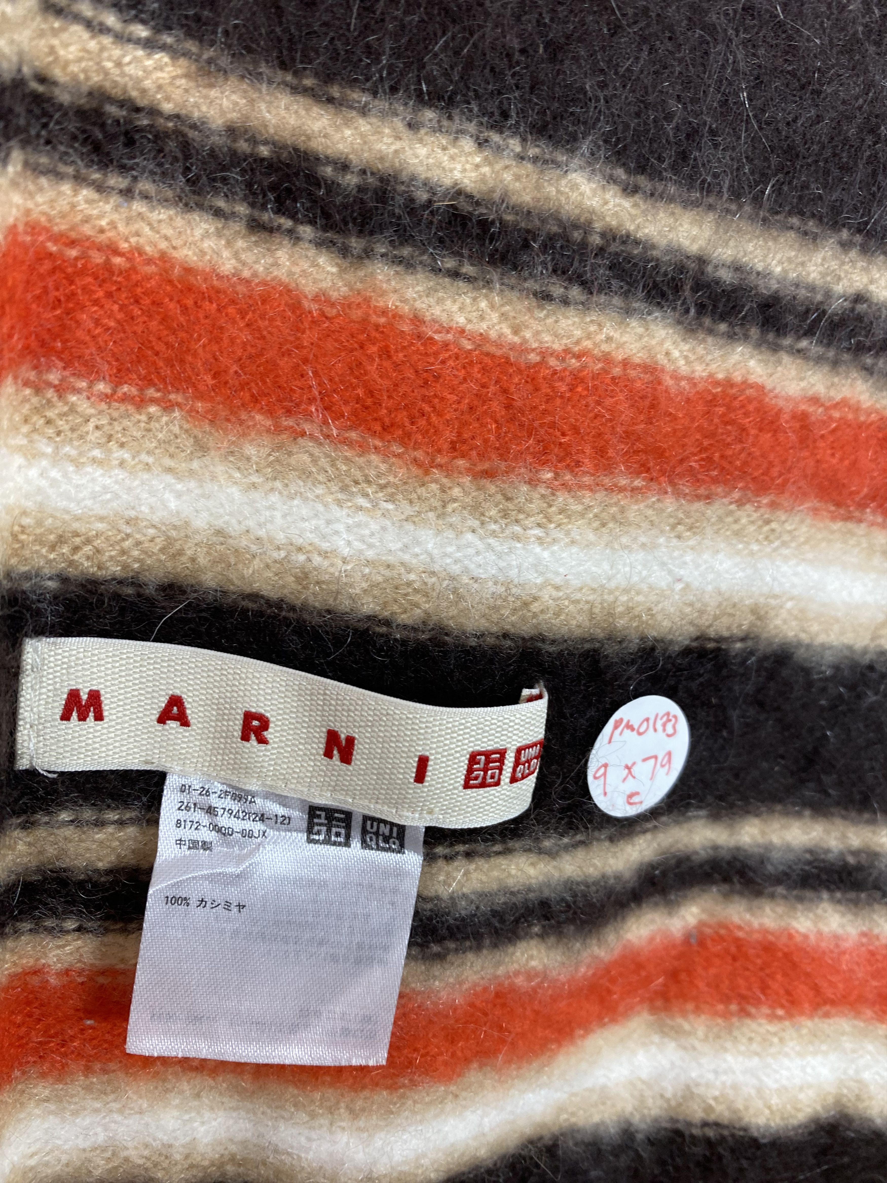 Marni × Uniqlo Vintage Marni x Uniqlo Scarf / Muffler Neckwear PM0173 Size ONE SIZE - 2 Thumbnail