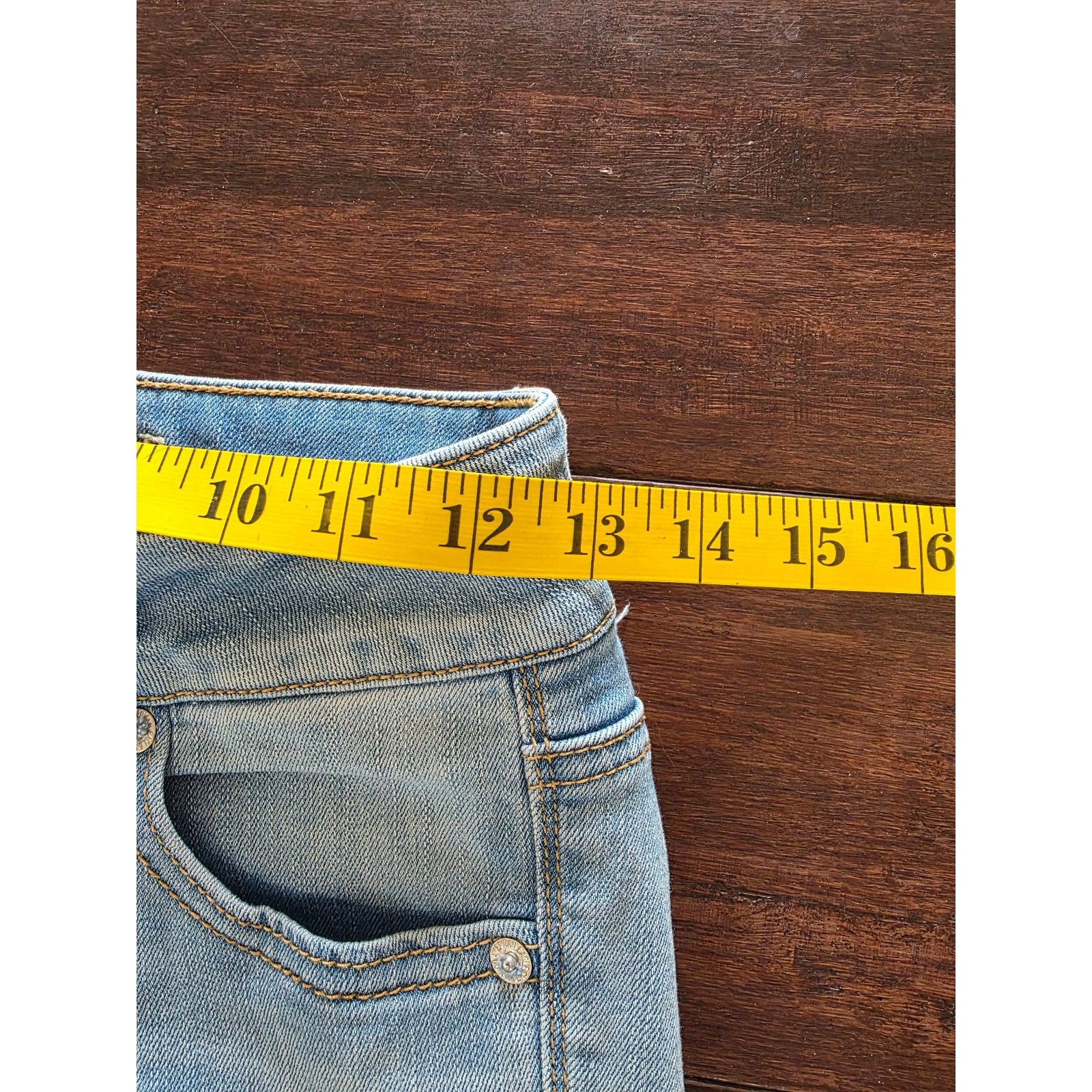 American Eagle Outfitters American Eagle Super Stretch Artist Crop Blue Jeans Women's Size 26" / US 2 / IT 38 - 4 Thumbnail