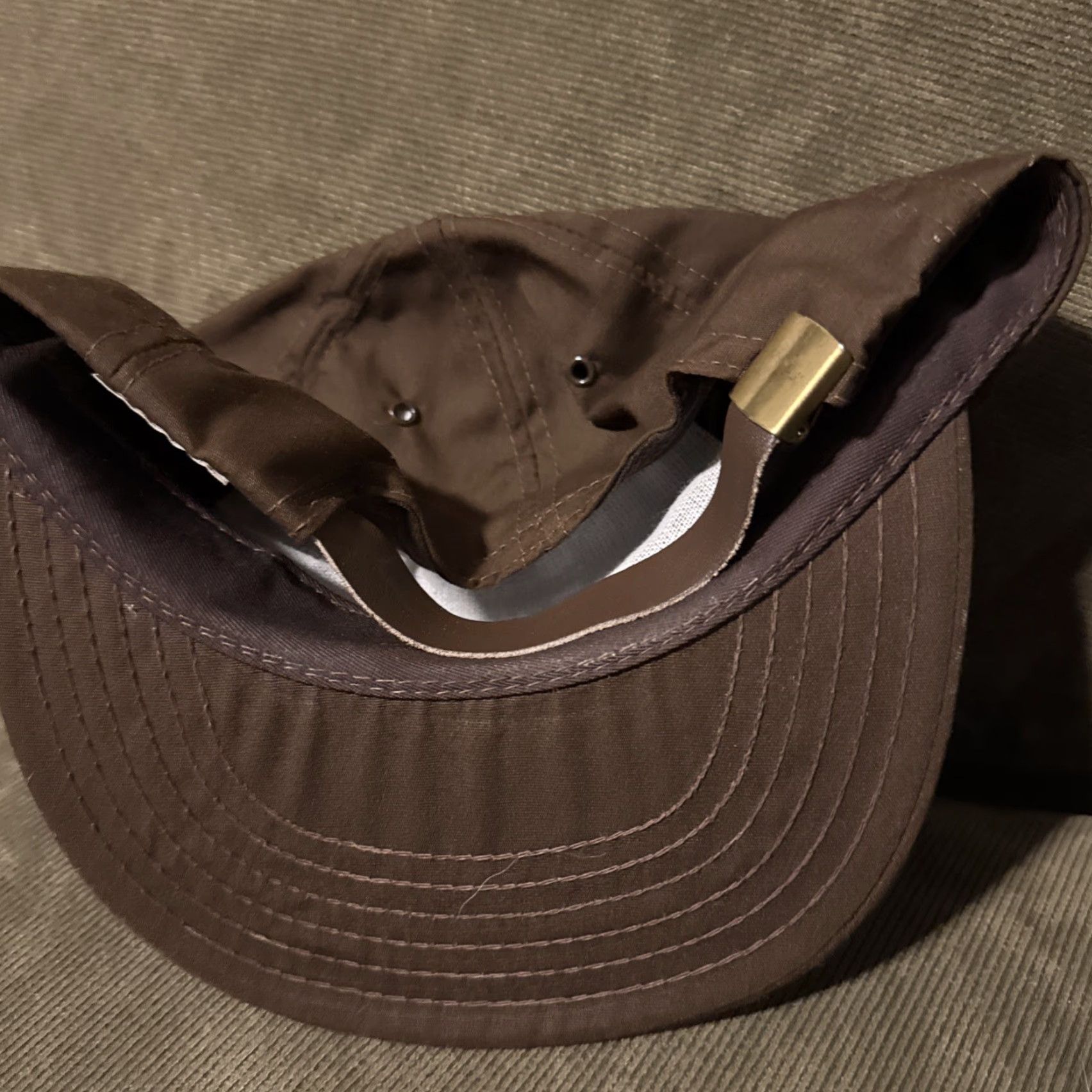Vintage VINTAGE Garrett Aviation Aircraft Brown Strapback Hat Cap 80s Unbranded Men One Size Baseball Cap Size ONE SIZE - 5 Thumbnail