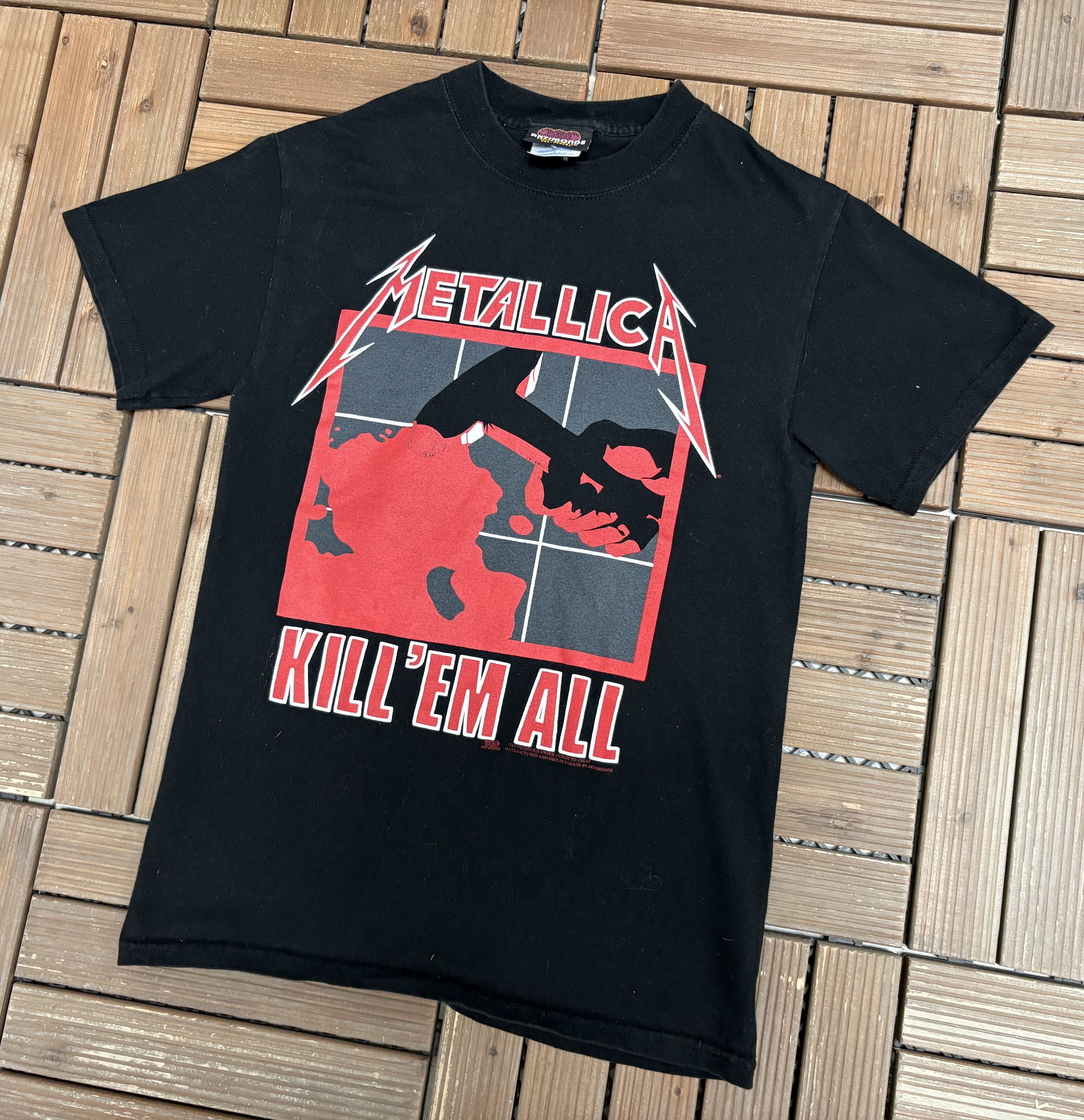 Vintage Metallica Kill 'Em All Vintage Black T-Shirt Tee Size US S / EU 44-46 / 1 - 4 Thumbnail