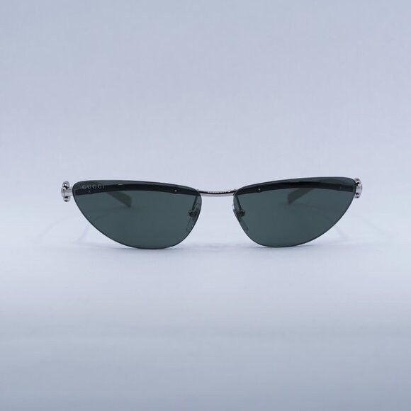 Gucci 🕶️ New Gucci GG1701S 001 Sunglasses - Silver Frame, Grey Size ONE SIZE - 3 Thumbnail