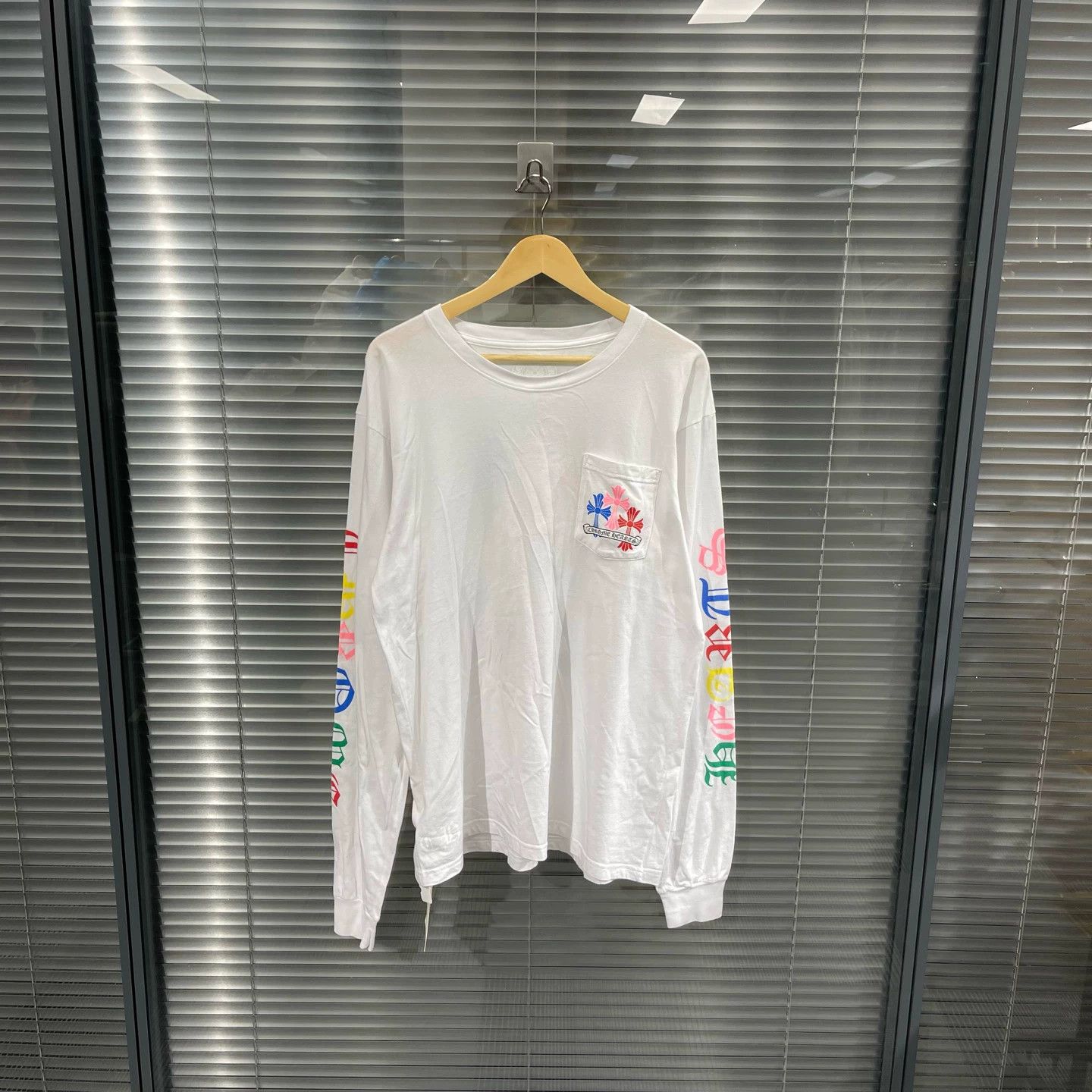 Chrome Hearts Chrome Hearts Color Cross Arms Sanskrit Long Sleeve XL 99 Size US XL / EU 56 / 4 - 1 Thumbnail