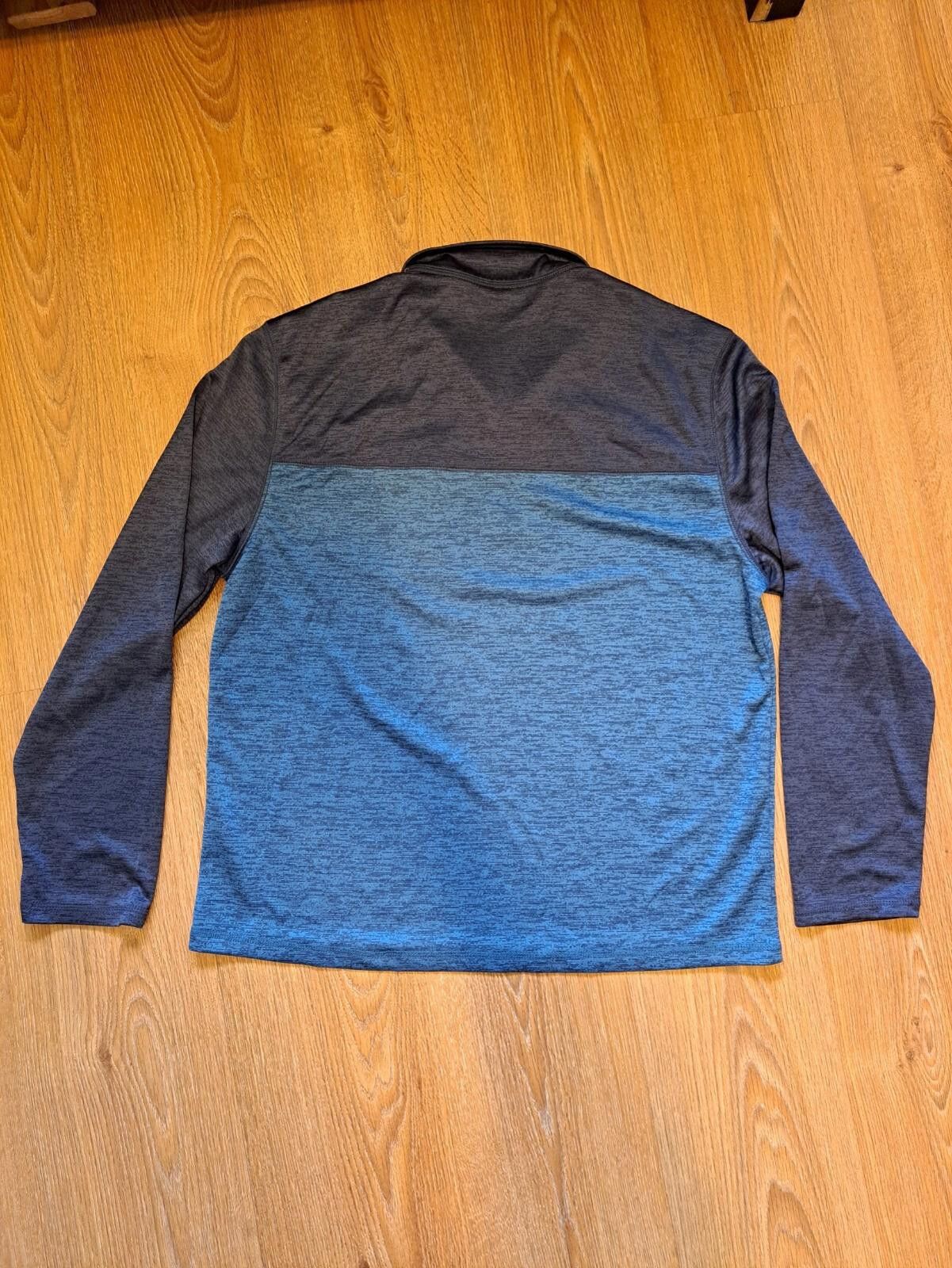 Van Heusen NEW Van Heusen Pullover Sweater Mens Medium Blue Quarter Zip Size US M / EU 48-50 / 2 - 6 Thumbnail