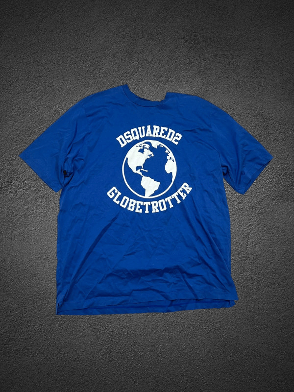 Dsquared2 Dsquared2 Globetrotter Oversized T-Shirt – Made in Italy Size US XL / EU 56 / 4 - 1 Thumbnail