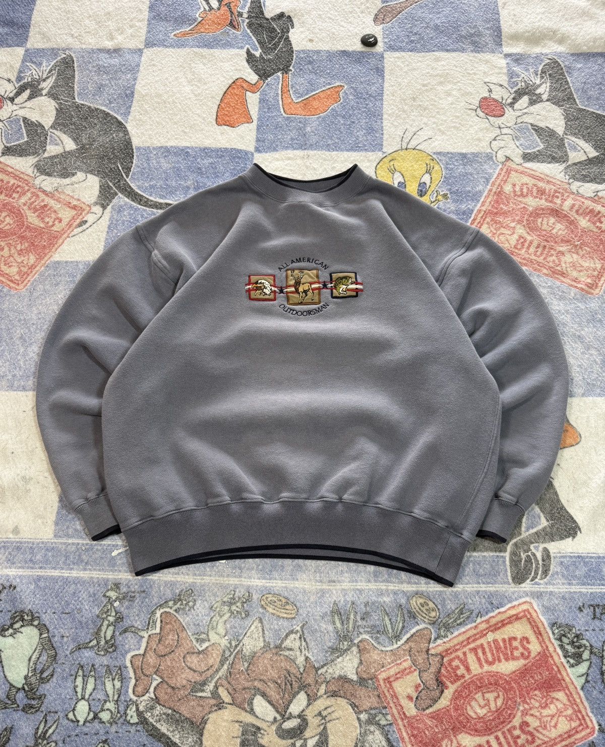 Vintage Vintage all american outdoorsman crewneck Size US L / EU 52-54 / 3 - 1 Thumbnail