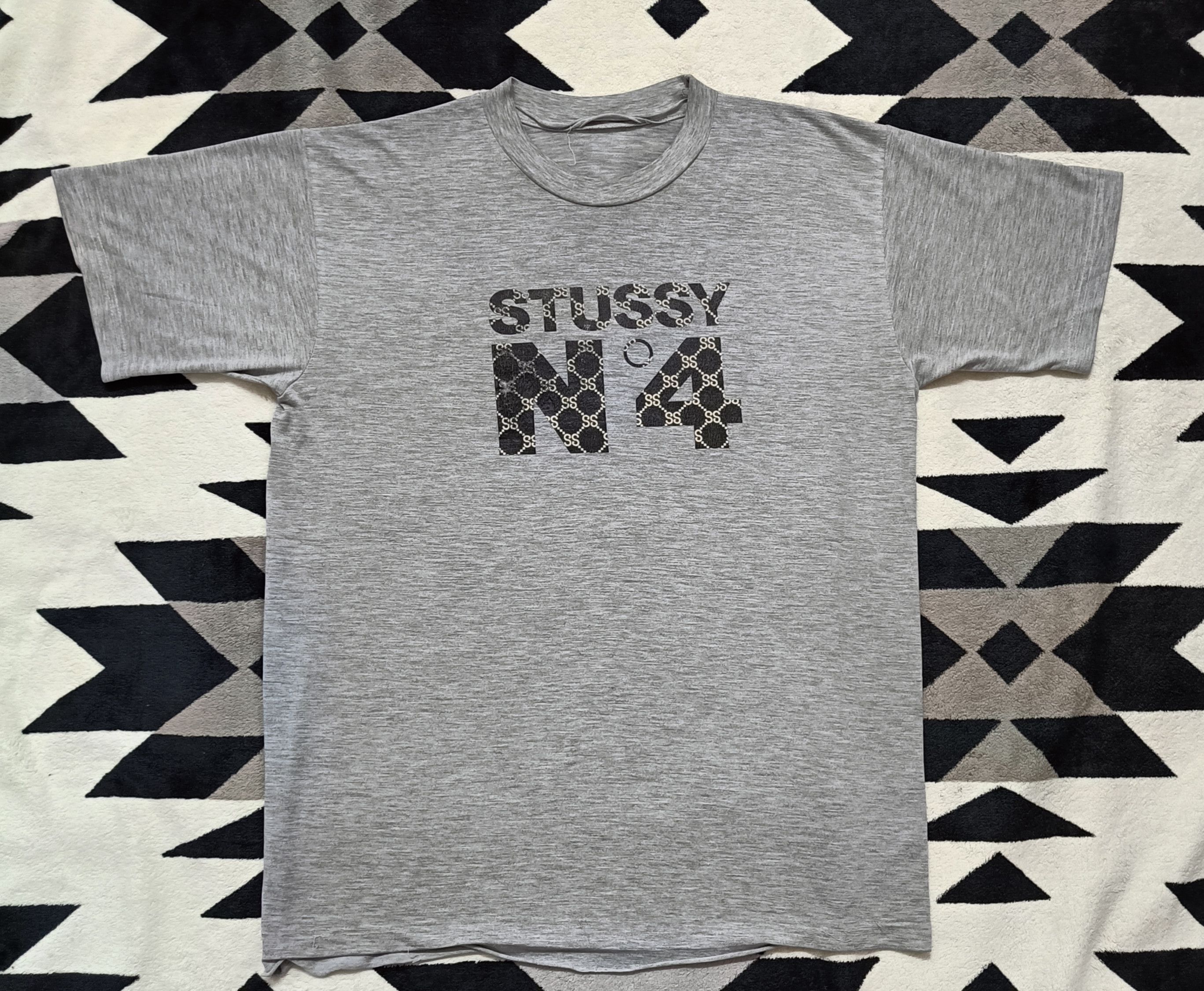 Stussy × Vintage 🔥🔥 Rare Distressed Vintage 90s Stussy Tee Size US L / EU 52-54 / 3 - 3 Thumbnail