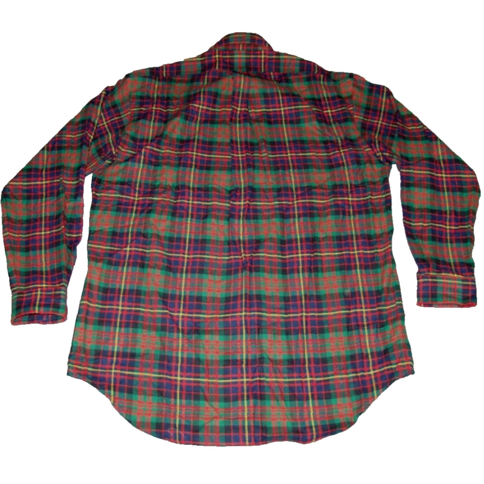 Polo Ralph Lauren VINTAGE Polo Ralph Lauren Blake Mens Large Christmas Plaid Flannel Shirt Size US L / EU 52-54 / 3 - 5 Thumbnail