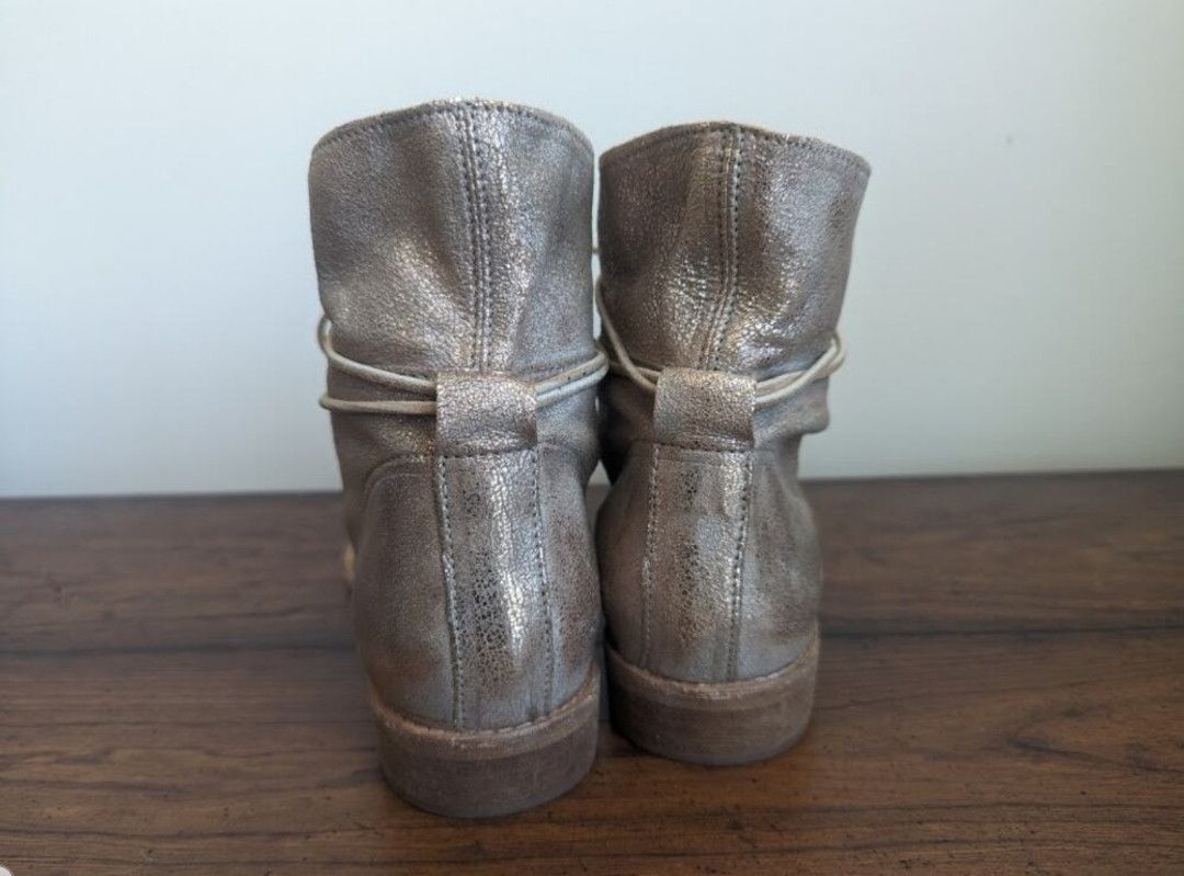 Other Miz Mooz gold ankle boots Size US 9 / IT 39 - 3 Thumbnail